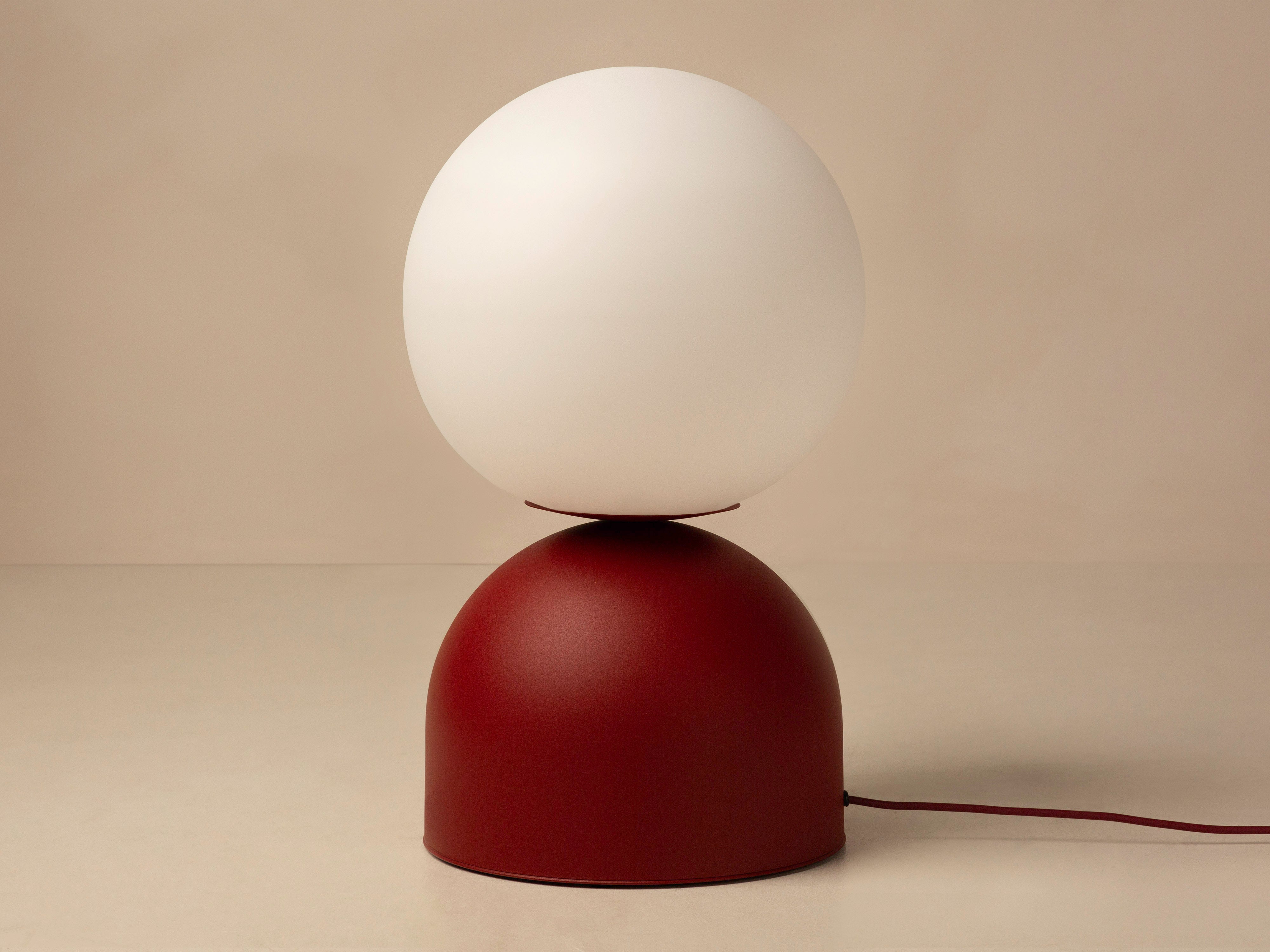 Micadoni Ely Stehlampe Burgundfarben