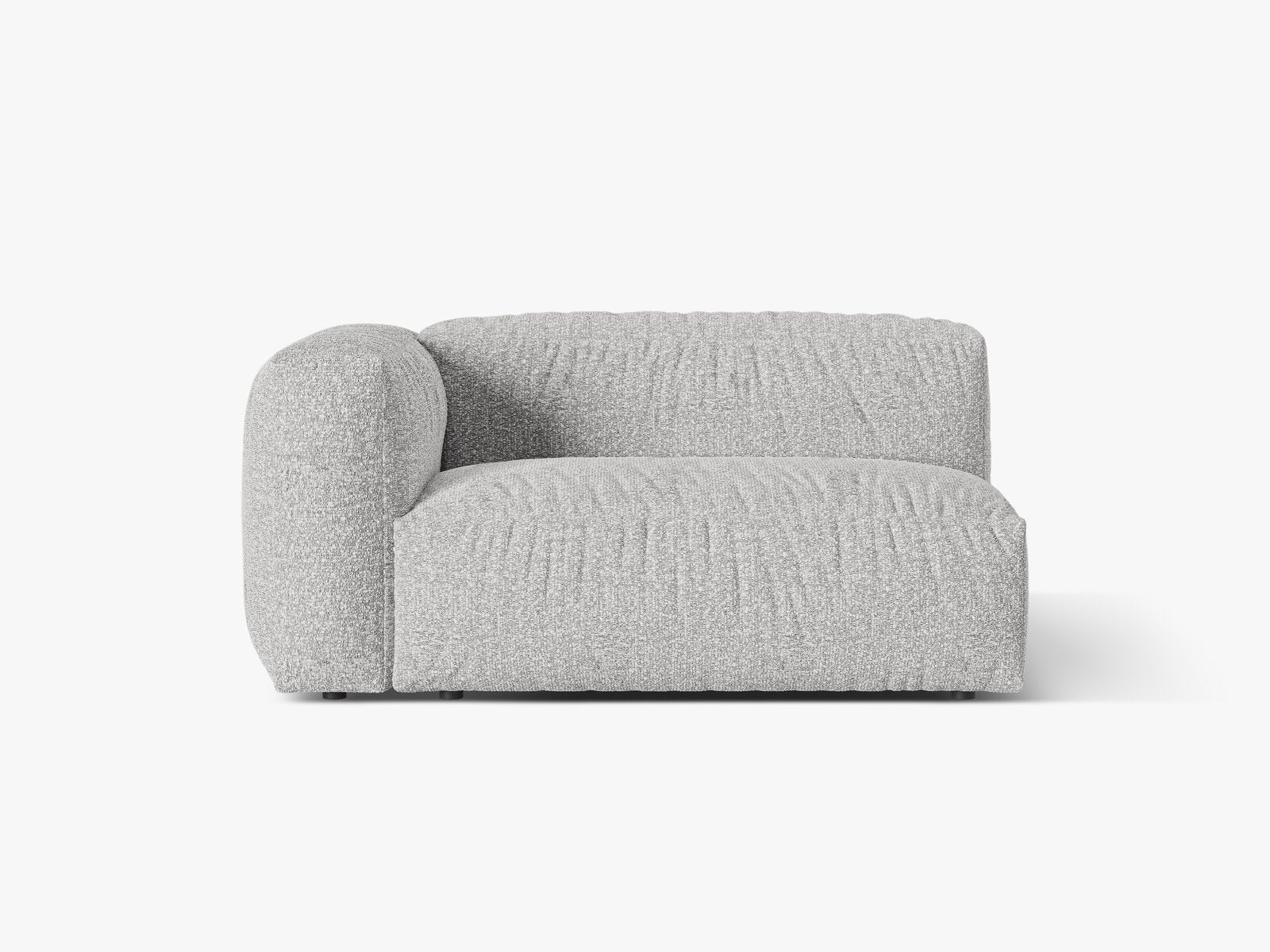 Micadoni Eckmodul Martina 1-Sitzer Groß Links Boucle Monet Silber