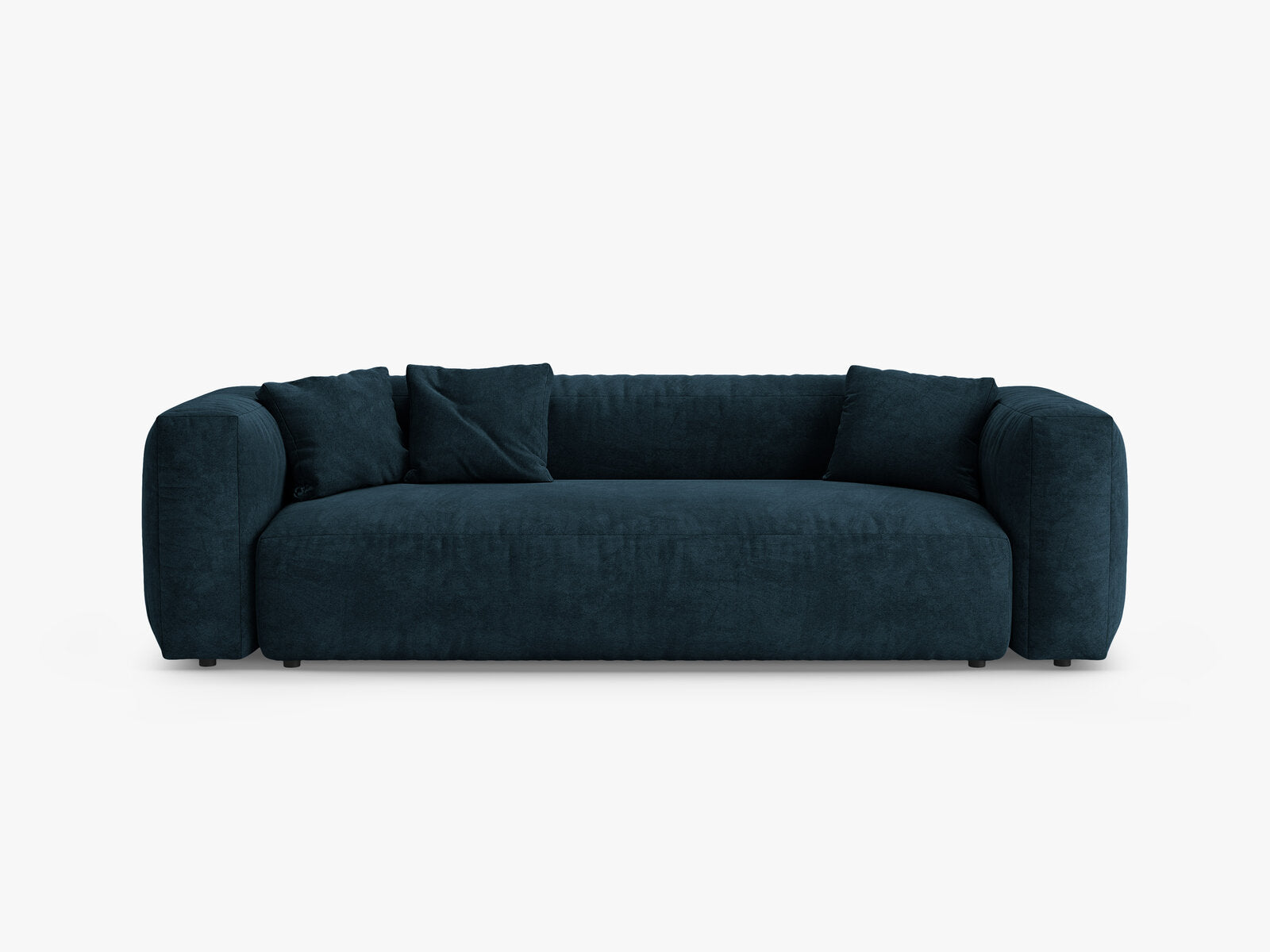 Micadoni Martina Sofa mit Bettfunktion Samt Vogue Dunkelpetrol