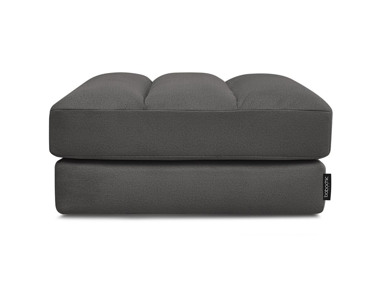 Bobochic Sierra Pouf Samt Schwarz