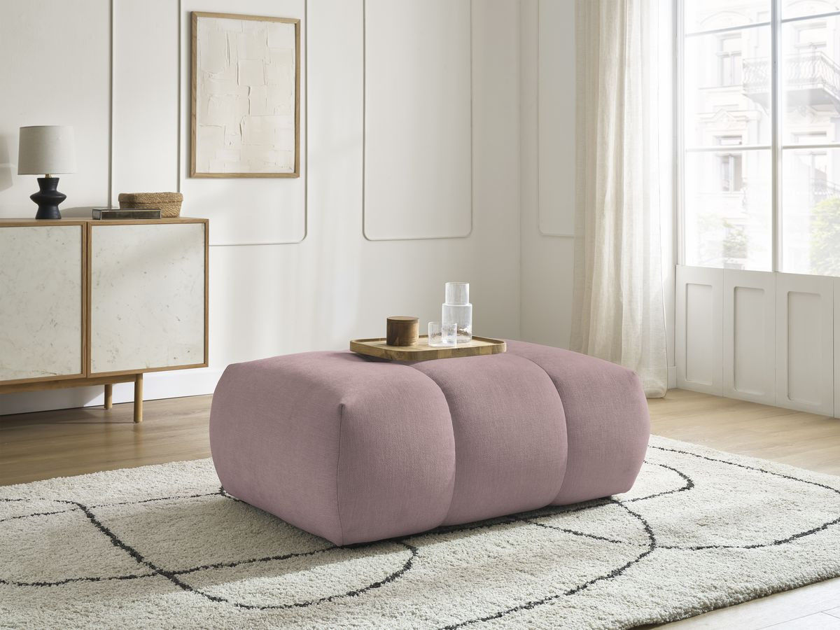 Bobochic Fuji Pouf Stoff Rosa