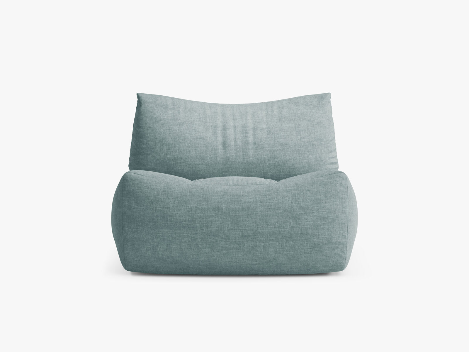 Micadoni Sessel Tove Strukturierter Stoff Boston Satin Blau