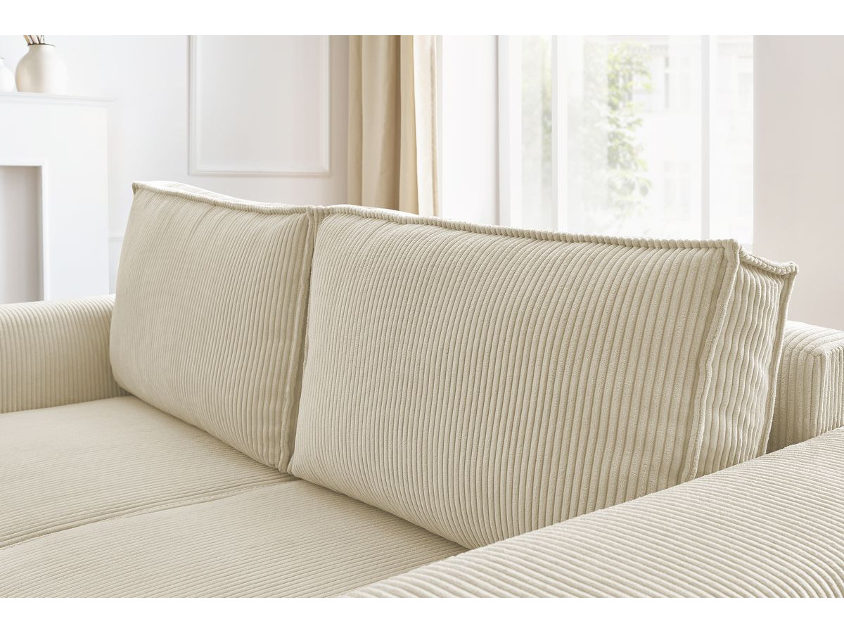 Bobochic Nihad Sofa 2-Sitzer Cordsamt Beige