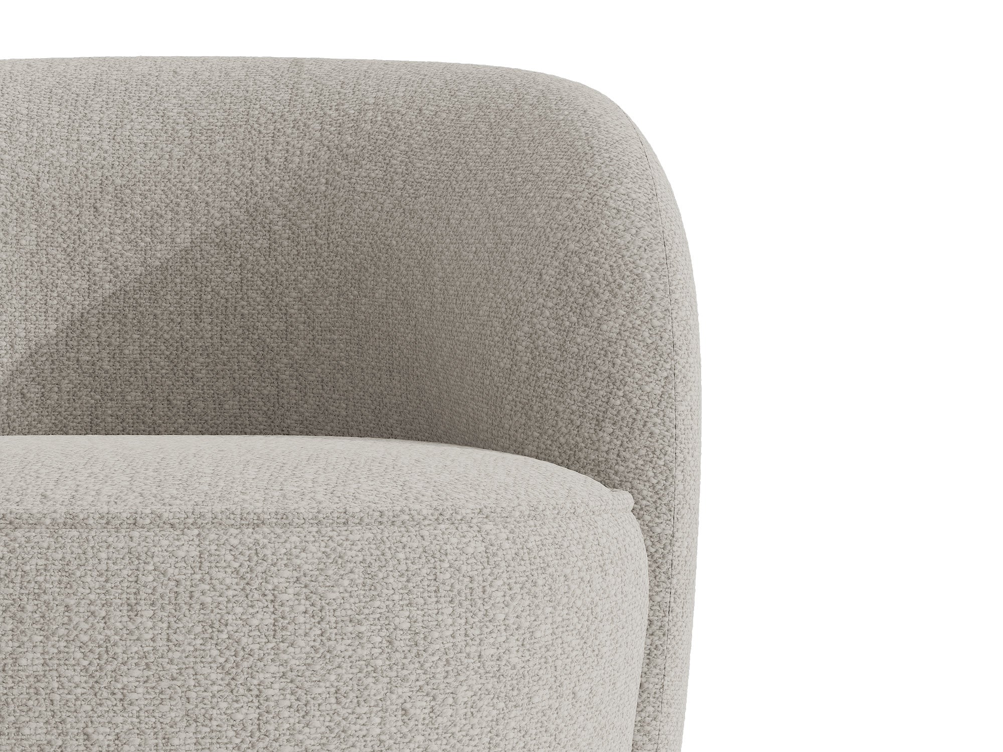 Micadoni Jonas Drehbarer Sessel Chenille Cover Me Hellgrau