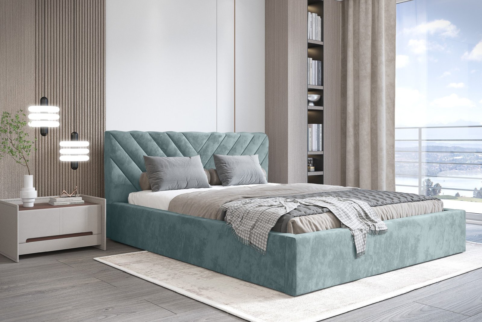 Polsterbett VELO-III Perfect-Harmony 180 mit Holzrahmen Perfect-Harmony 72 moebelfaktor