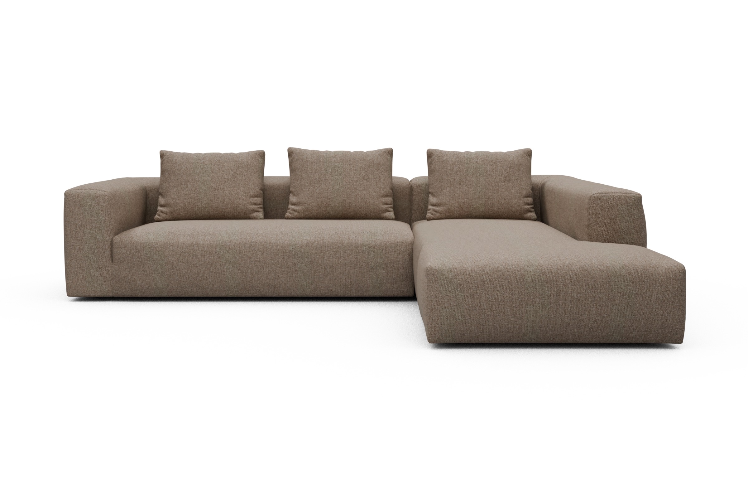 Skandi Home Ecksofa Fred Relax-Ecke rechts mit 2,5-Sitzer Sama-Antelope moebelfaktor