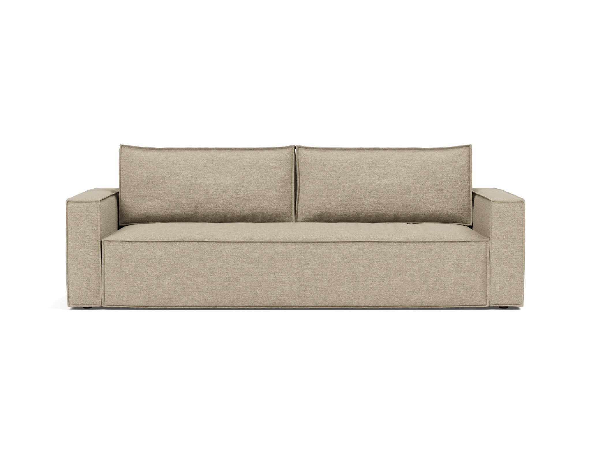 Schlafsofa Newilla Strukturierter Stoff Taura 356-Sand