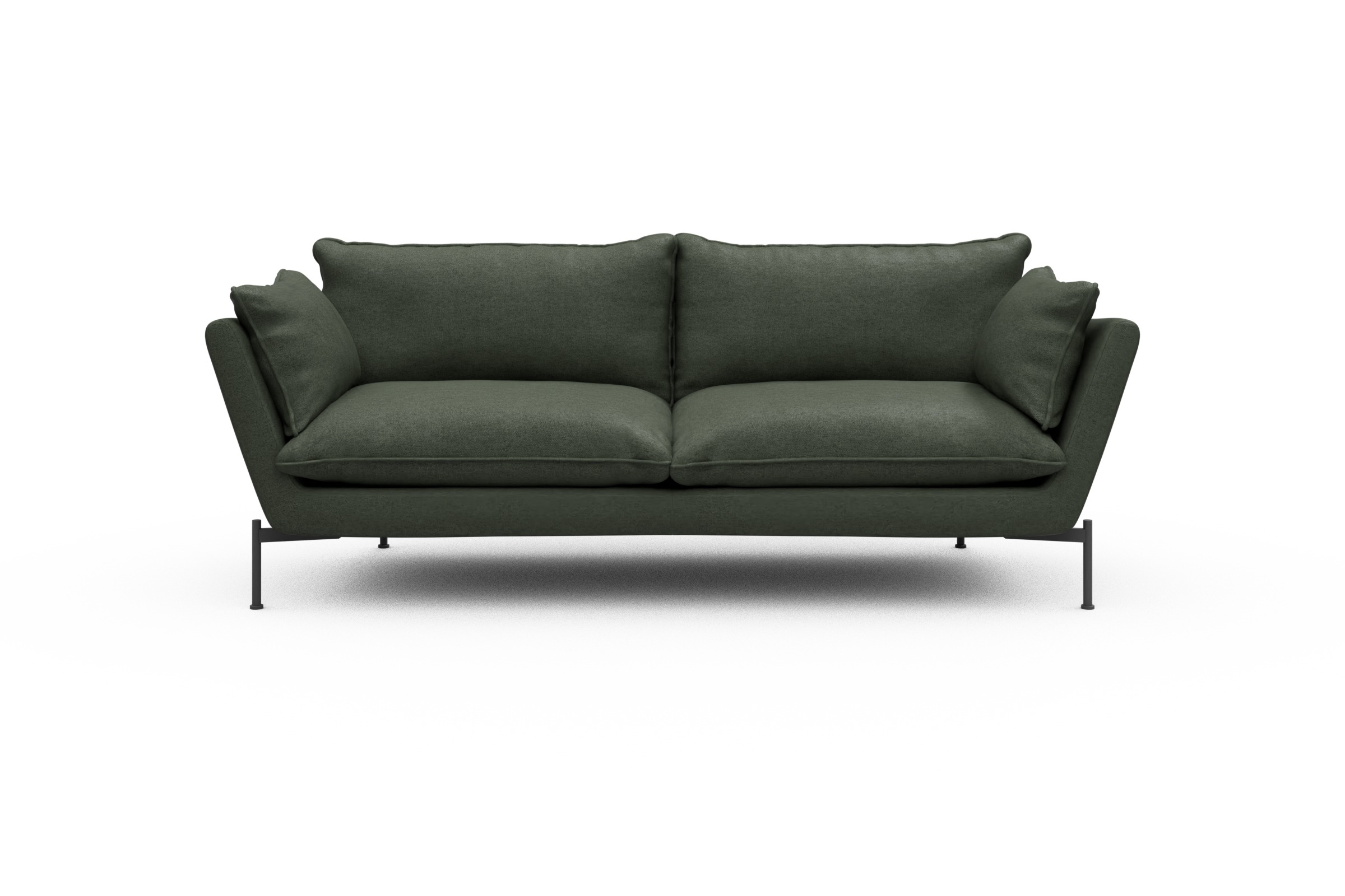 Skandi Home Sofa Anton PREMIUM 3-Sitzer Denari-Forest-Green moebelfaktor