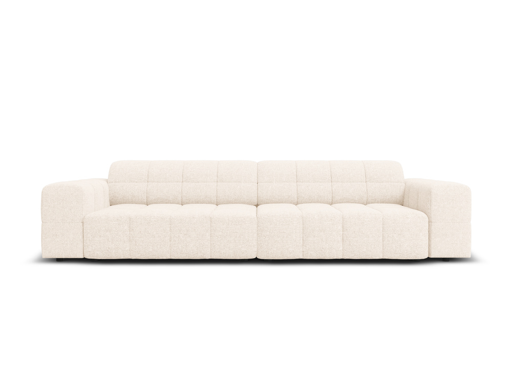 Cosmopolitan Design Sofa Chicago 4-Sitzer Chenille Haga Helles Beige