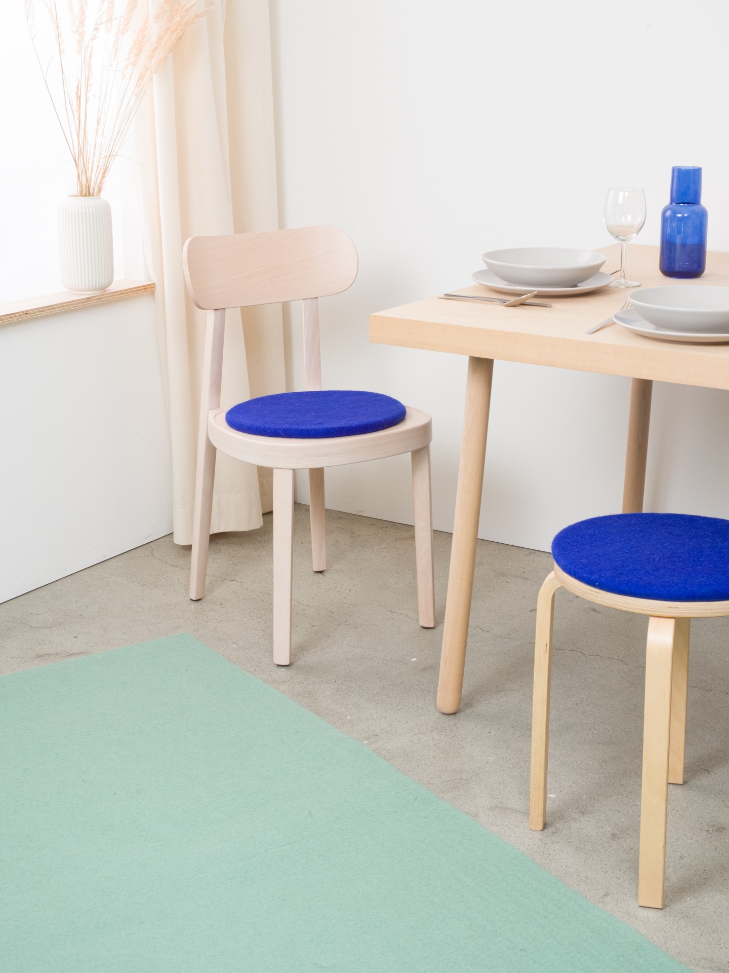 myfelt Isa - Filzkugel Sitzauflage rund