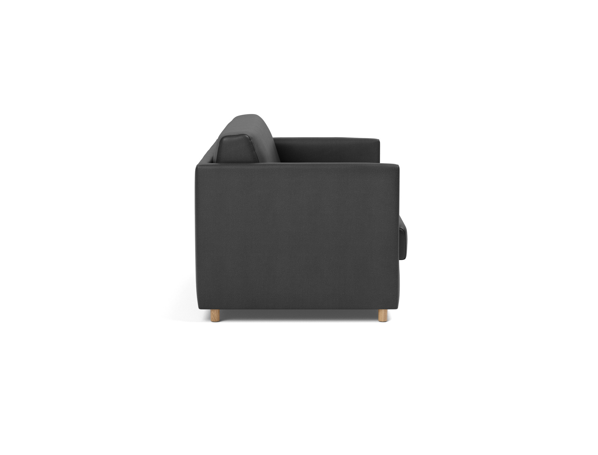 Schlafsofa Olan Lederoptik Faunal 550-Black