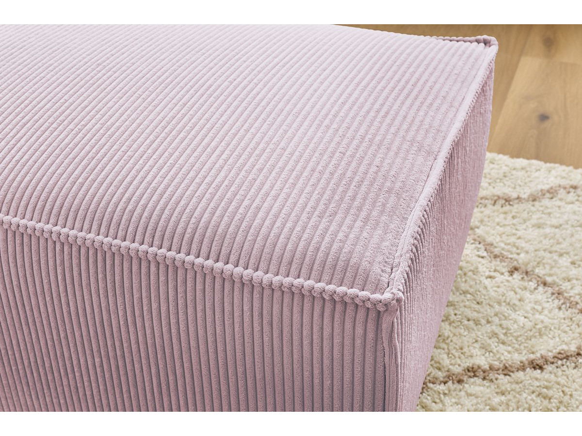 Bobochic Nihad Pouf Cordsamt Violett