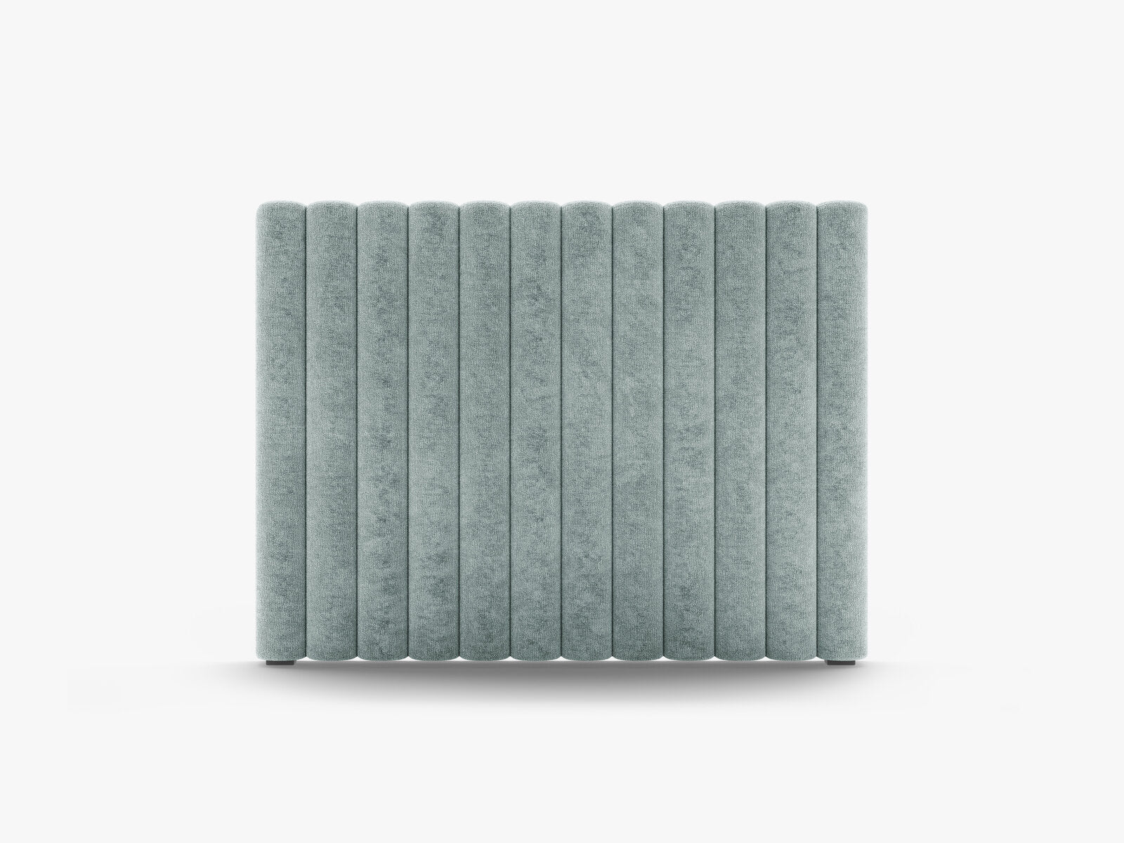 Micadoni Mistero Samtiger Kopfteil 80 cm Chenille Perfect Harmony Hellblau 120x95