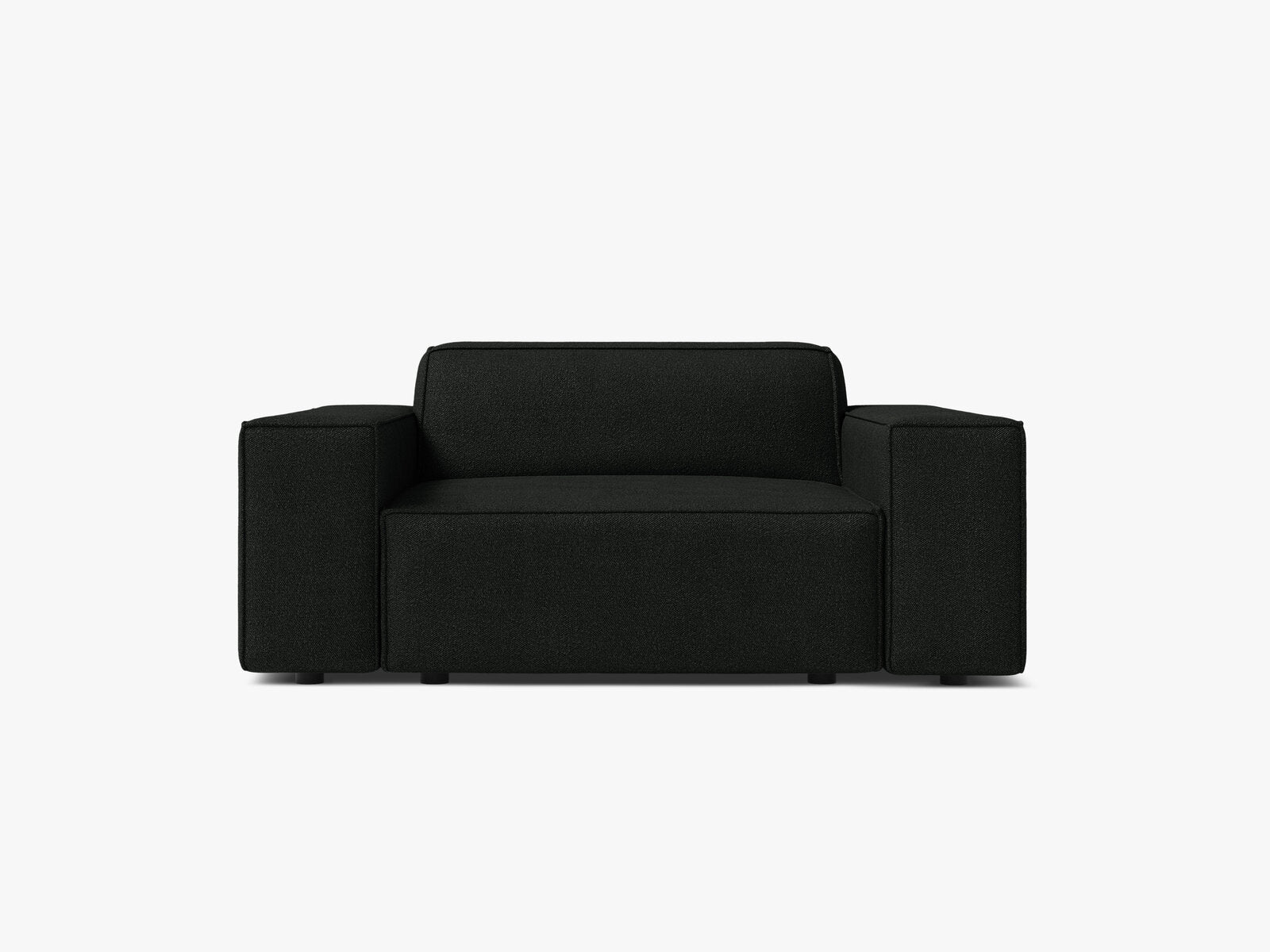Micadoni Sessel Jodie 1-Sitzer Boucle Baloo Schwarz