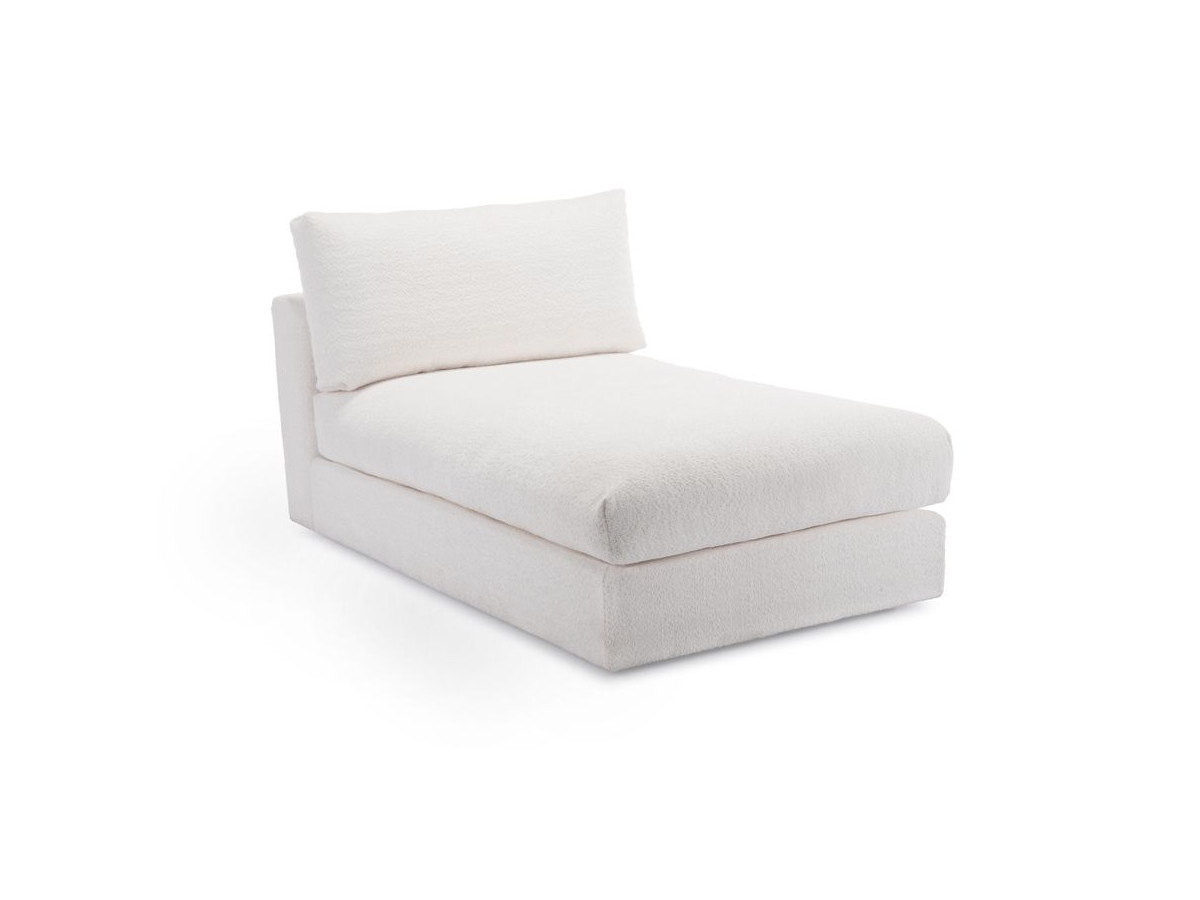 Bobochic Paris Méridienne-Modul Bouclé-Stoff Weiß