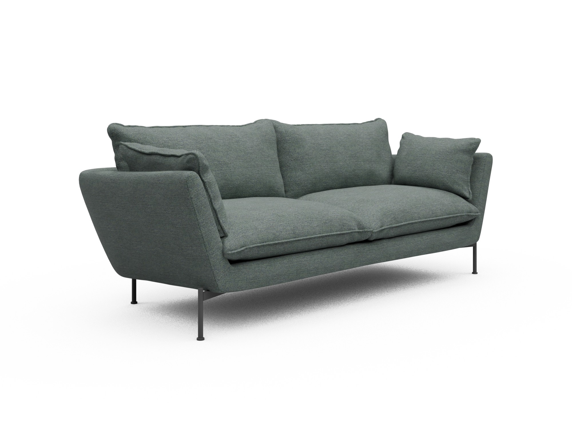 Skandi Home Sofa Anton Soft 3-Sitzer Carreno-Ice-Blue moebelfaktor