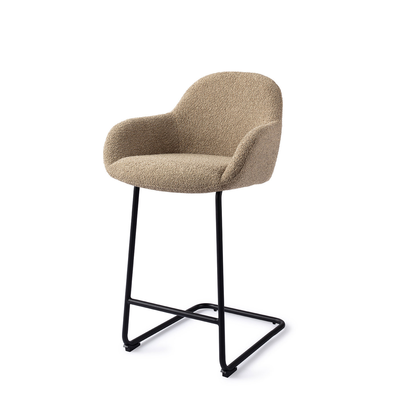 Jesper Home Barhocker Kushi Moss Meadow Arch Schwarz Tresenhöhe 65 cm