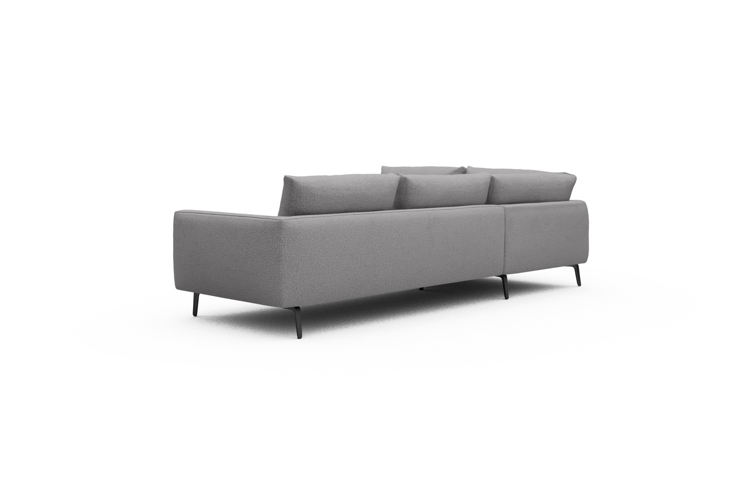 Ecksofa Karl Relax-Ecke links mit 2,5-Sitzer Sama-Grey
