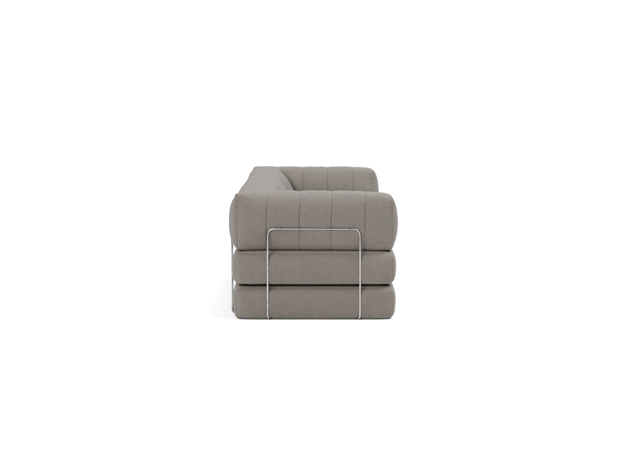 Schlafsofa CozyPad Grand mit Armlehnen Flachgewebe Mixed Dance 521-Grey