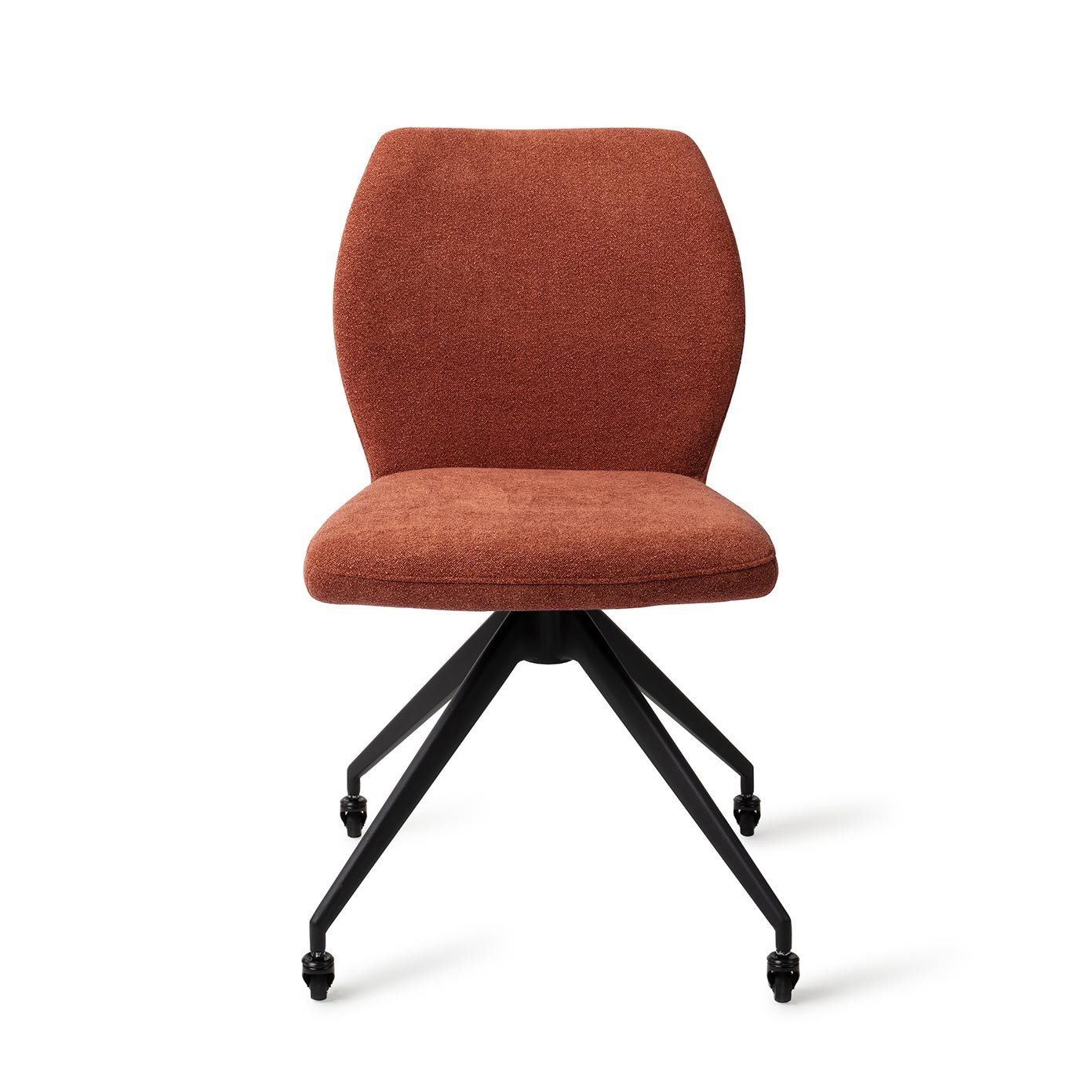 Jesper Home Esszimmerstuhl Ikata Cosy Copper Glide Schwarz