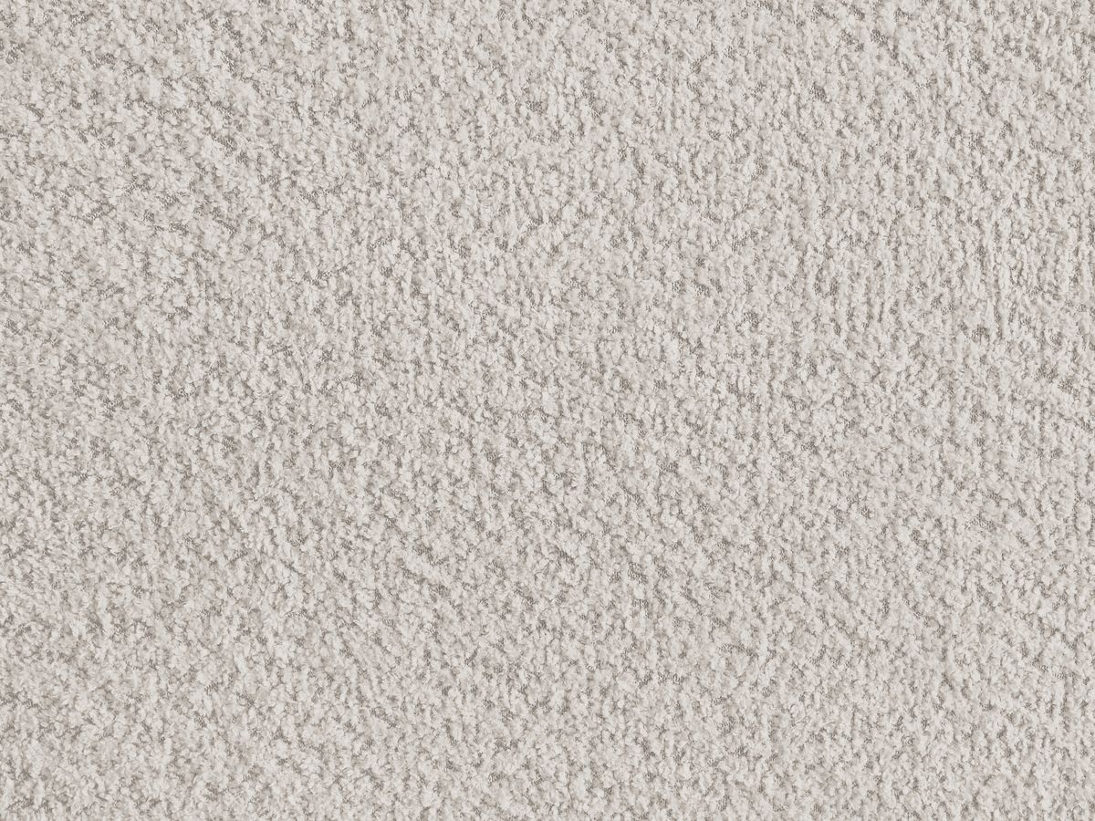Bobochic Inera Bettgestell mit Bettkasten, ohne Kopfteil Bouclé-Stoff Weiß, Liegefläche 160 × 200 cm