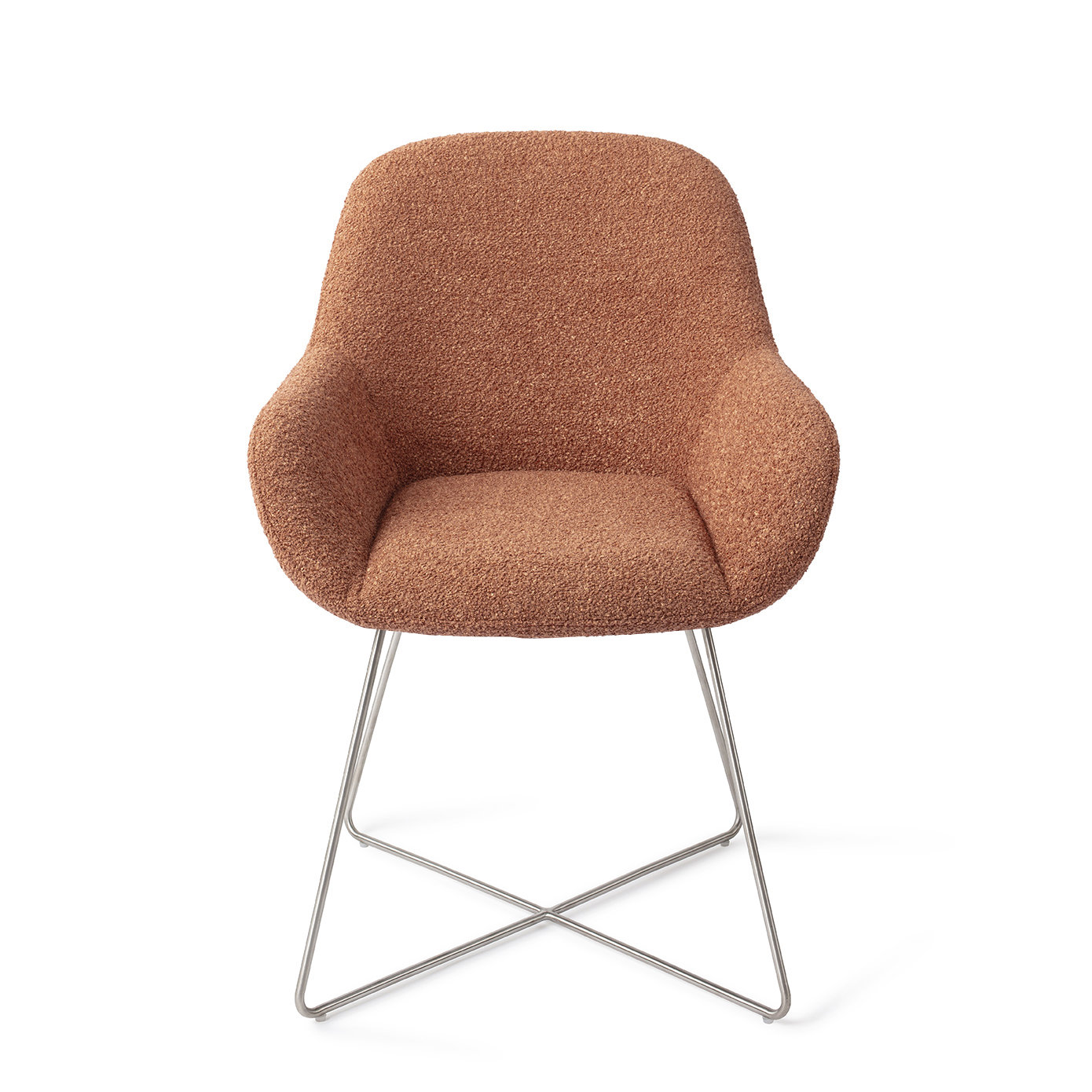 Jesper Home Esszimmerstuhl Kushi Amber Autumn Cross Stahl
