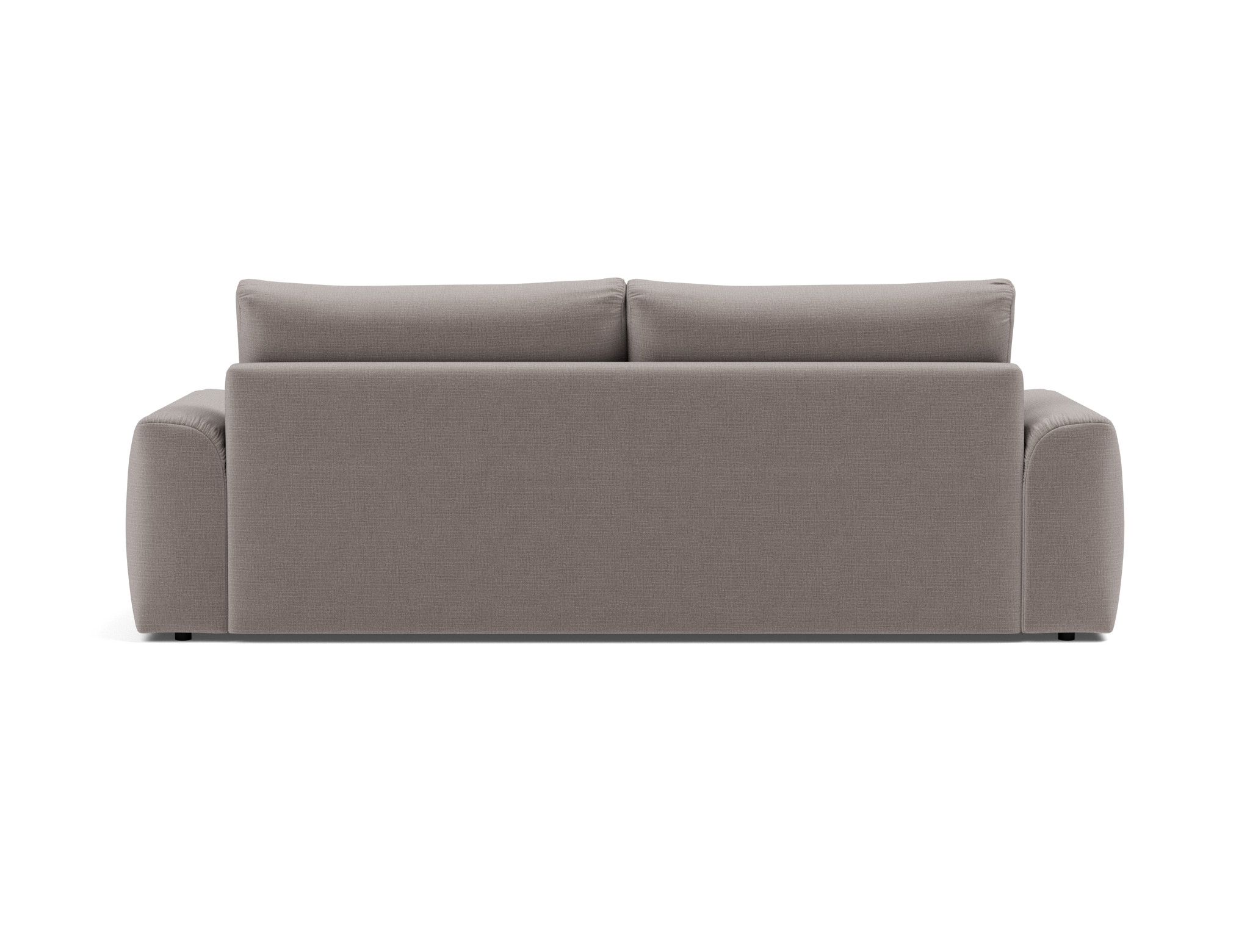 Schlafsofa Norum mit Chunky-Armlehnen Chenille Esina 418-Truffle