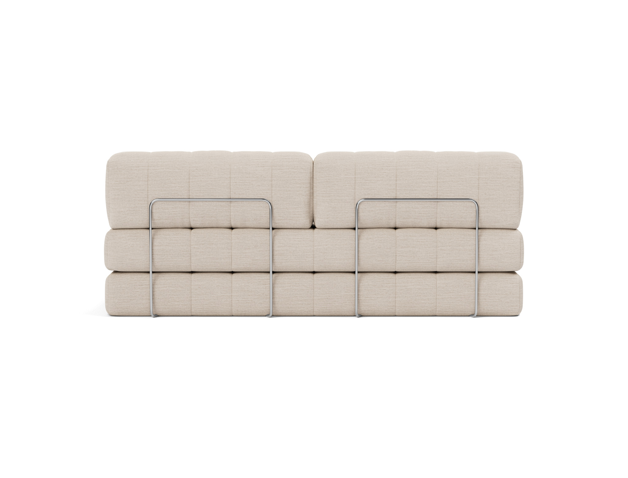 Schlafsofa CozyPad Webstoff Blida 612-Sand-Grey