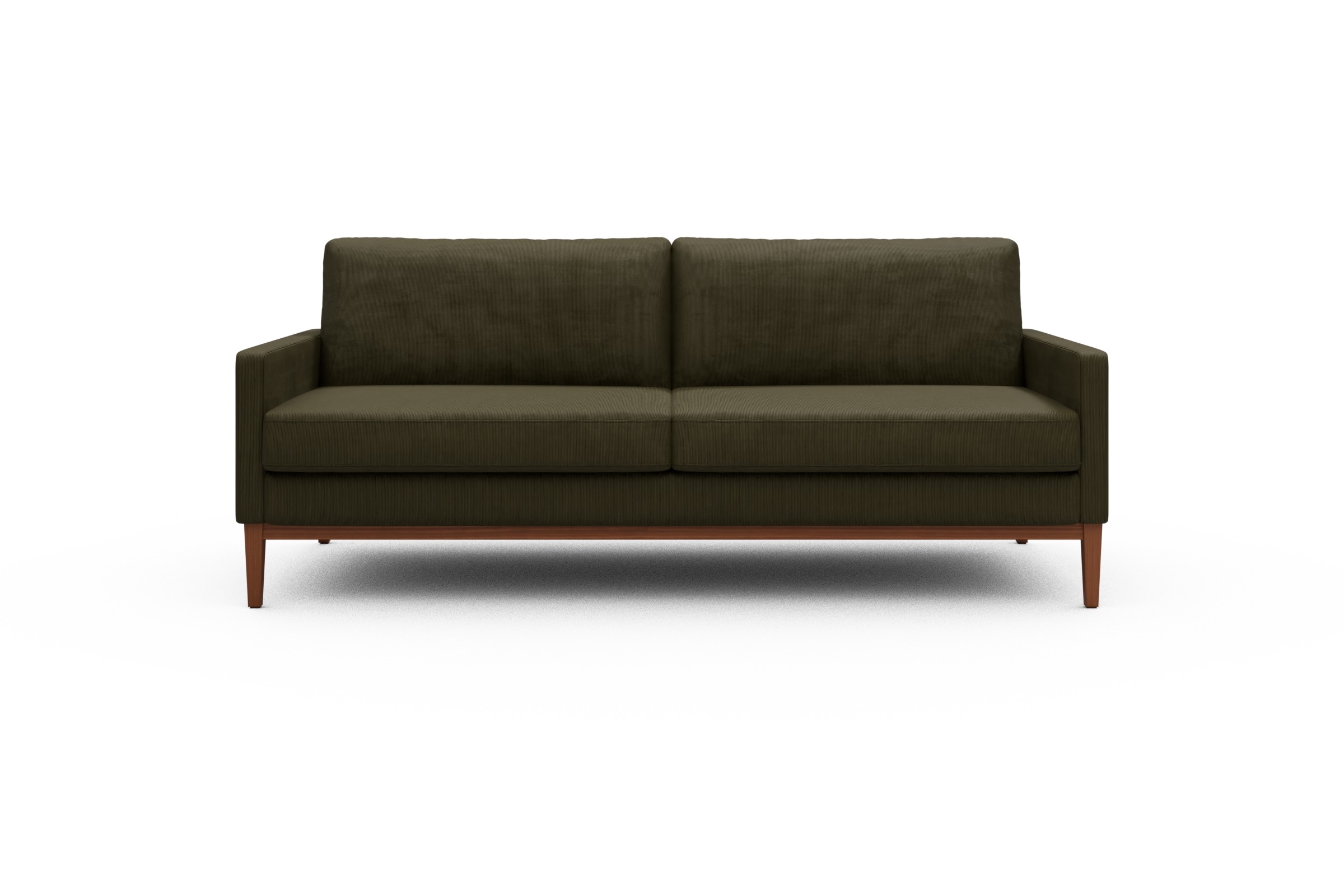 Skandi Home Sofa Bodo 3-Sitzer Cordufine-Pine-Green moebelfaktor