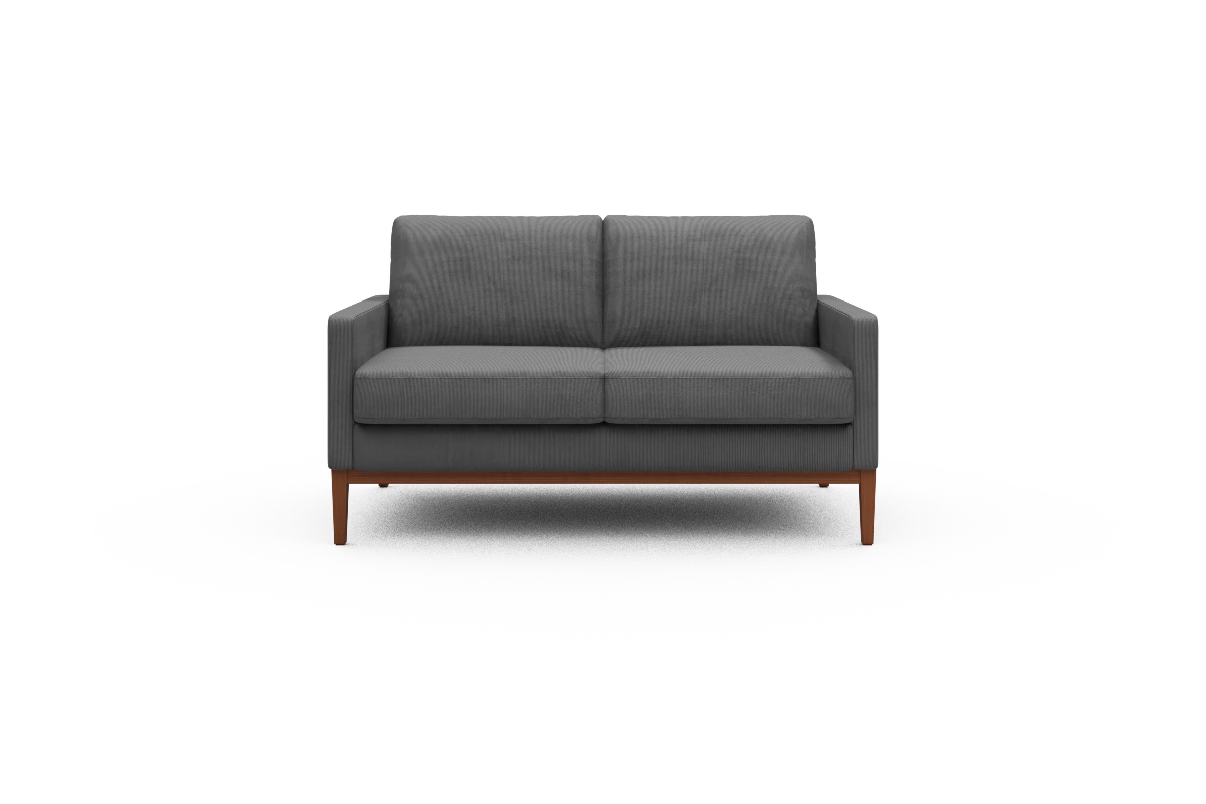 Skandi Home Sofa Bodo 2-Sitzer Cordufine-Grey moebelfaktor