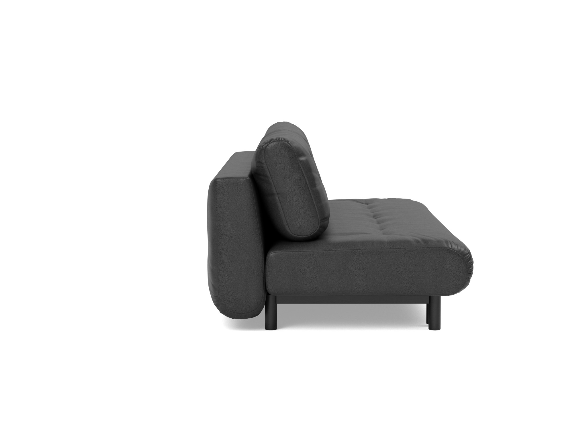 Schlafsofa Nabli Lederoptik Faunal 550-Black
