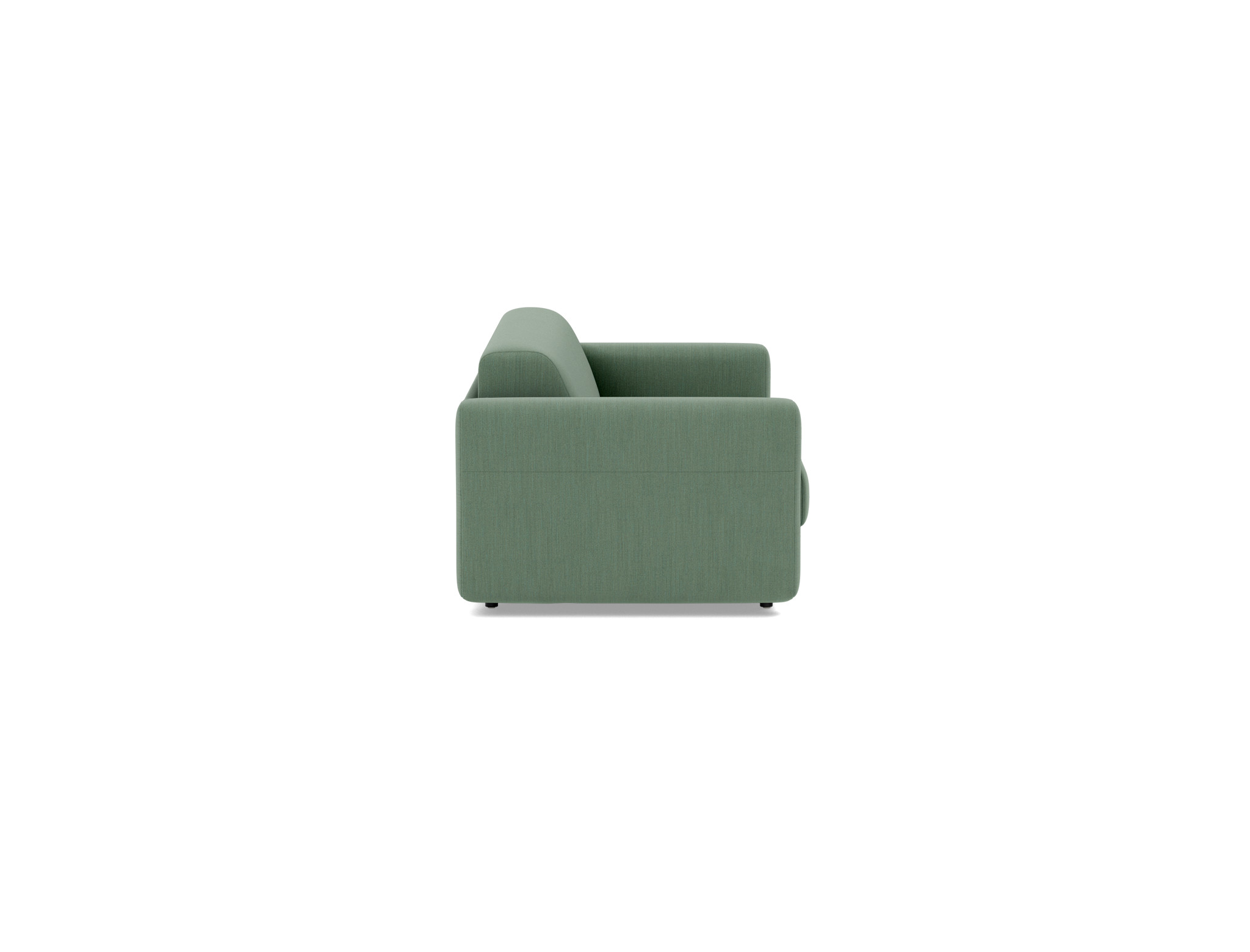 Schlafsofa Killian mit Taschenfederkernmatratze 140 Flachgewebe Elegance 518-Green