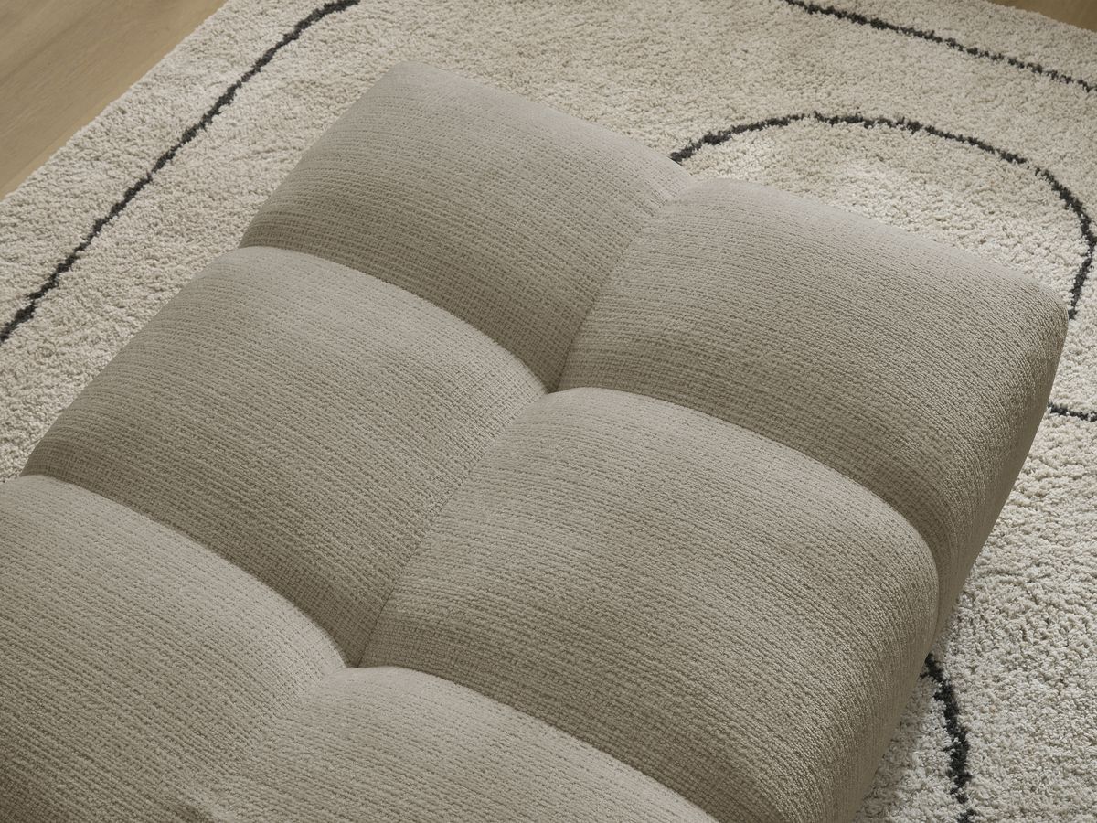 Bobochic Anakin Pouf Strukturstoff Taupe