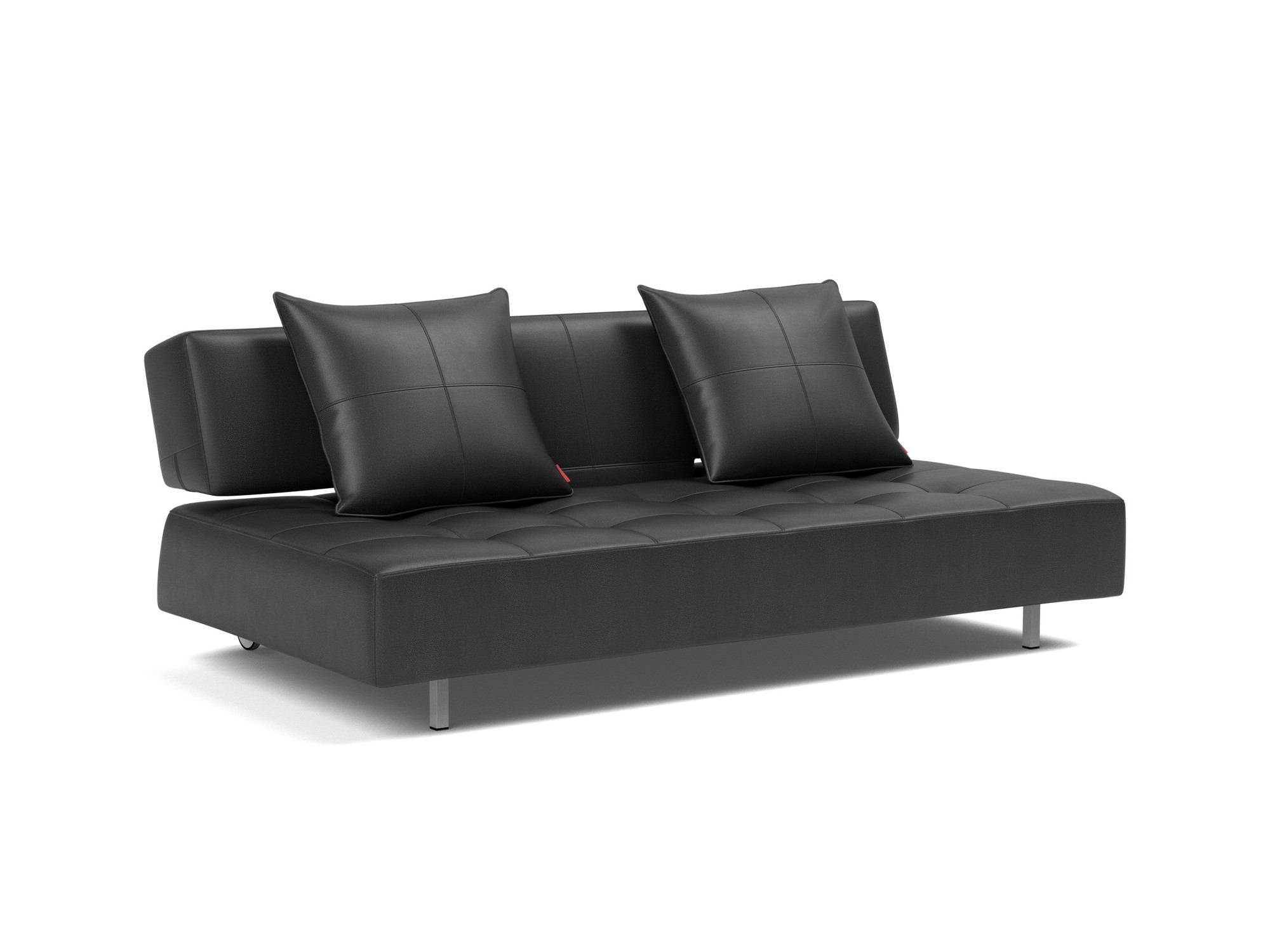 Schlafsofa Long Horn D.E.L. Lederoptik Faunal 550-Black