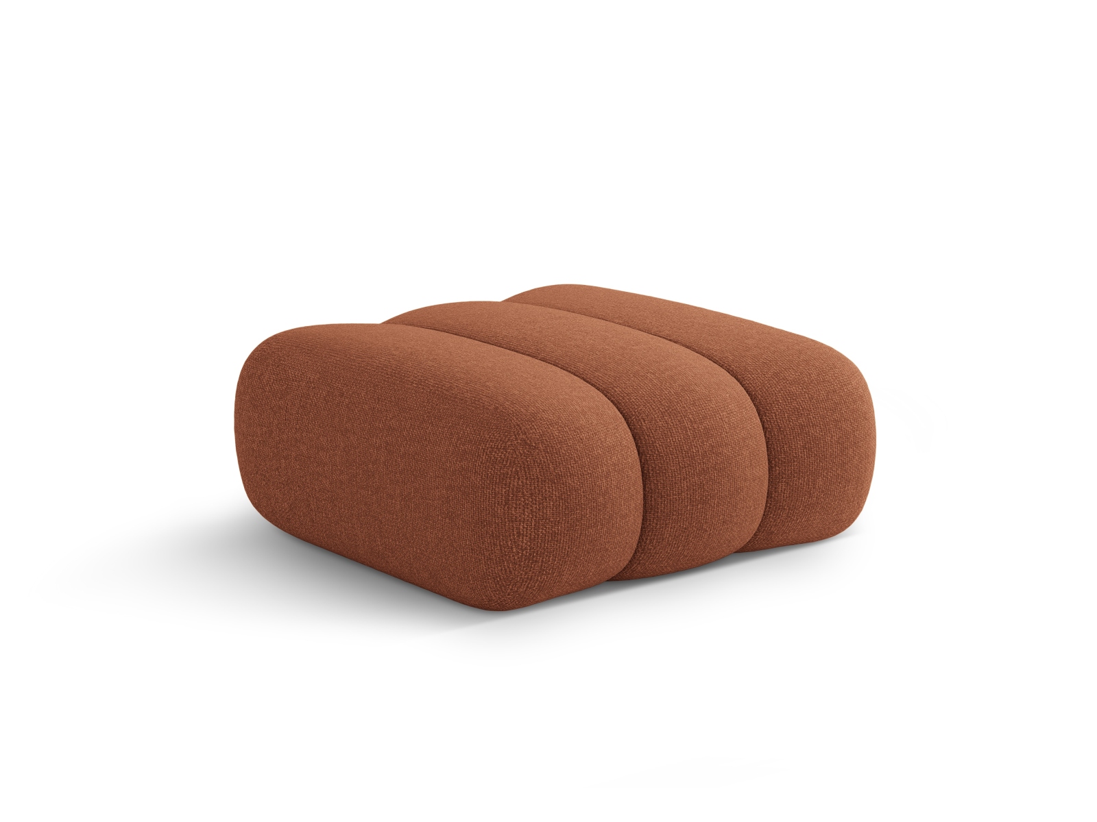 Cosmopolitan Design Pouf Koge Chenille Eden Ziegel