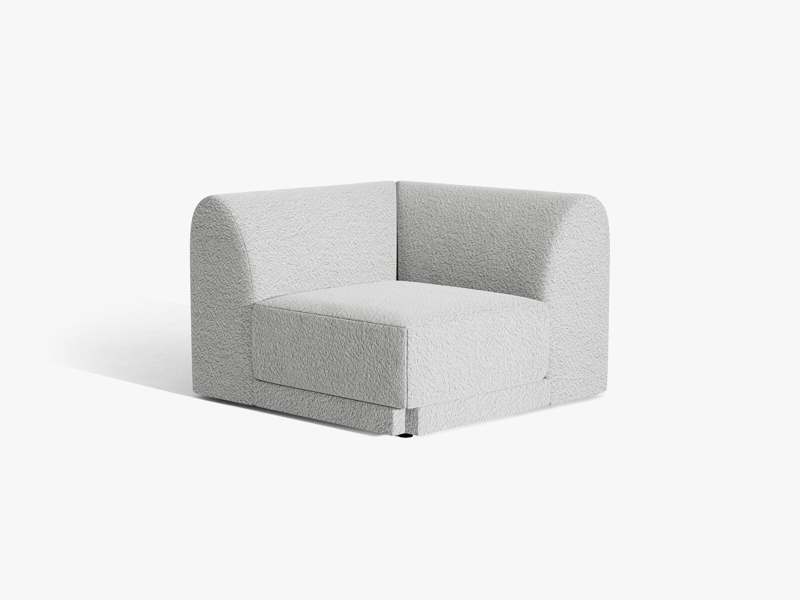 Micadoni Modul Ecke Miley Boucle Baloo Hellgrau