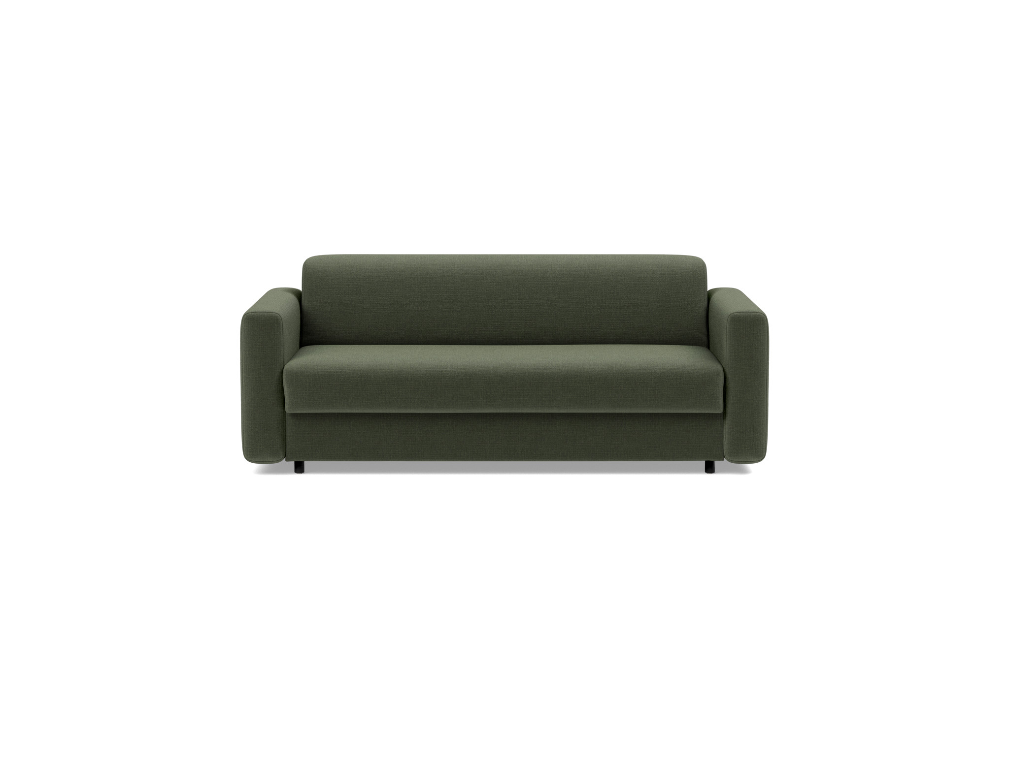 Schlafsofa Killian mit Taschenfederkernmatratze 140 Chenille Esina 413-Olive-Green