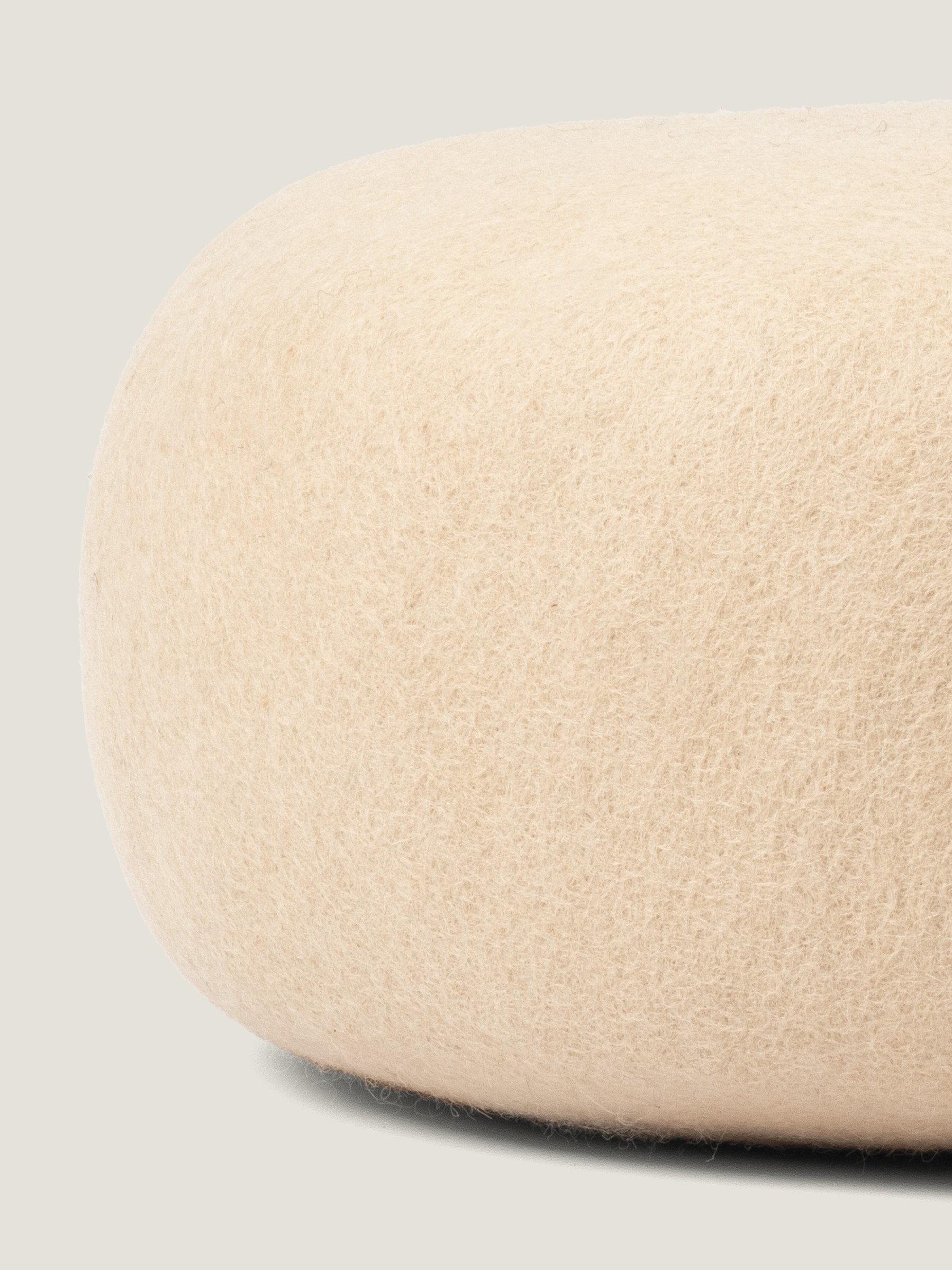 myfelt Levi Colour Pouf Beige Ø 48 x 18 cm