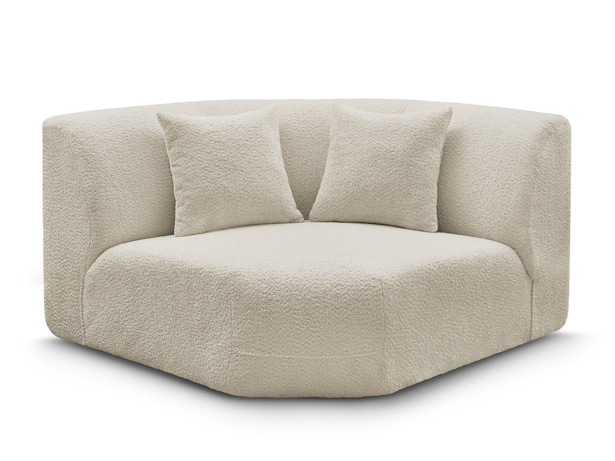 Bobochic Anda Sofa 2-Sitzer Chenille Beige