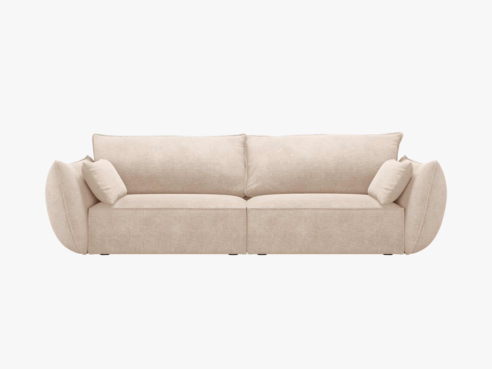 Micadoni Sofa Kaelle 3-Sitzer Chenille Over The Horizon Beige