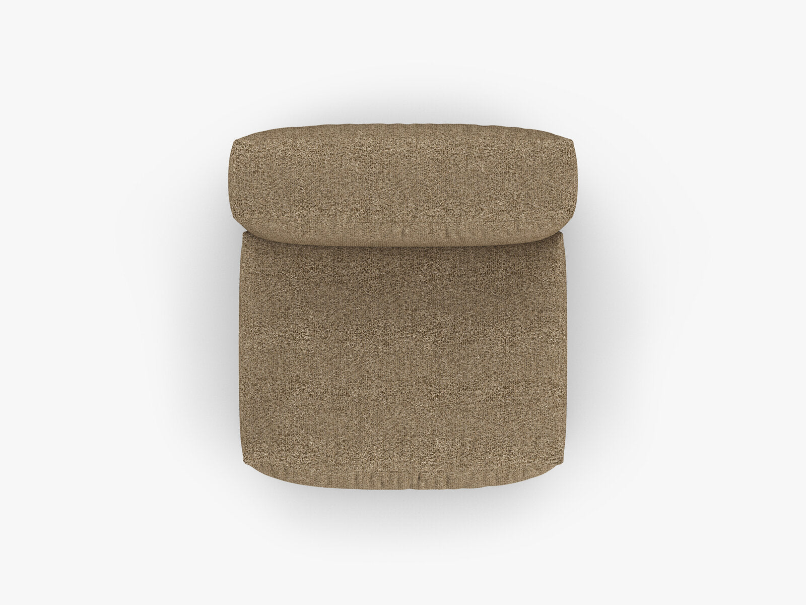 Micadoni Mittelmodul Martina 1-Sitzer 90cm Sitztiefe Boucle Monet Cappuccino