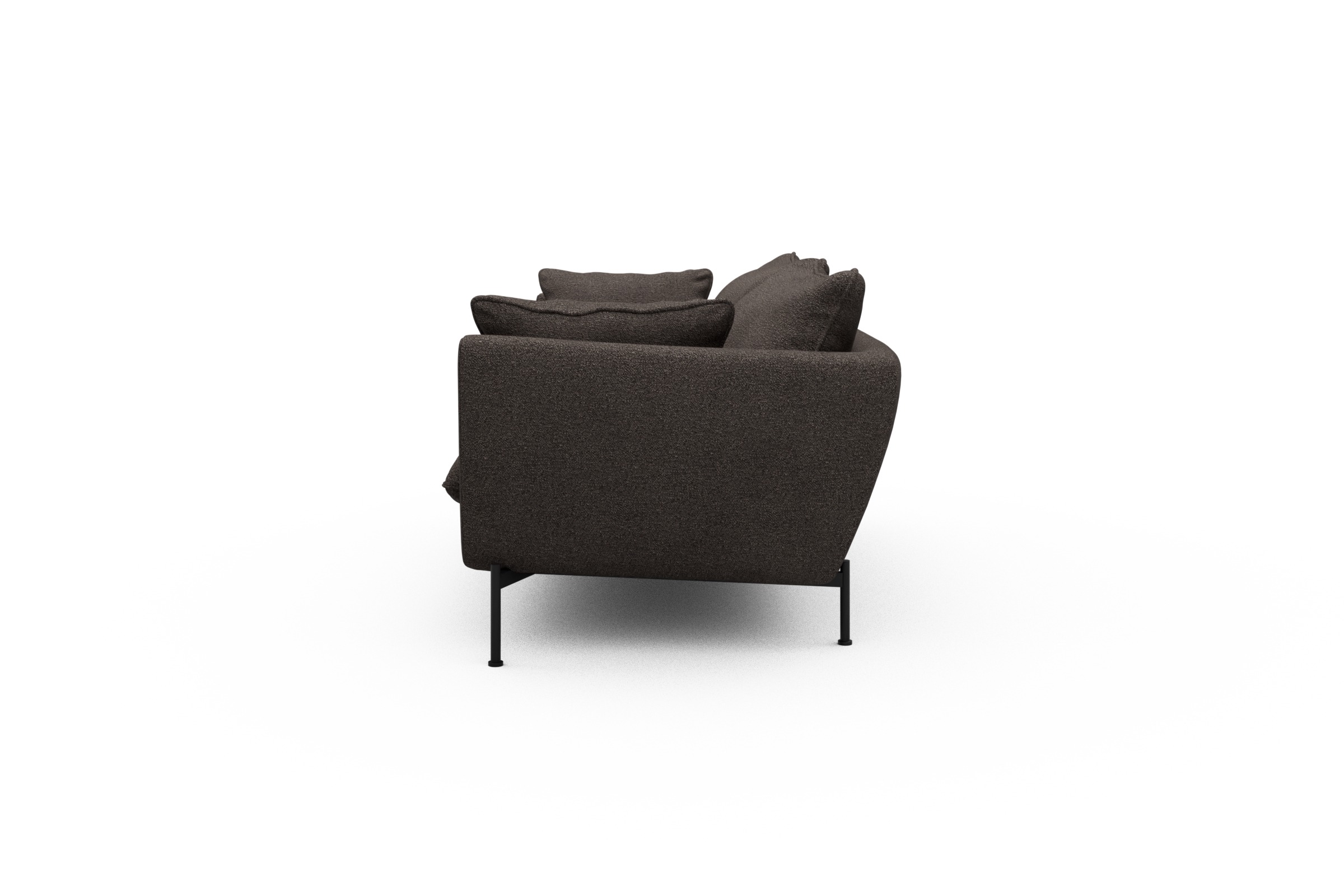 Sofa Anton PREMIUM 2-Sitzer Boucle-Taupe