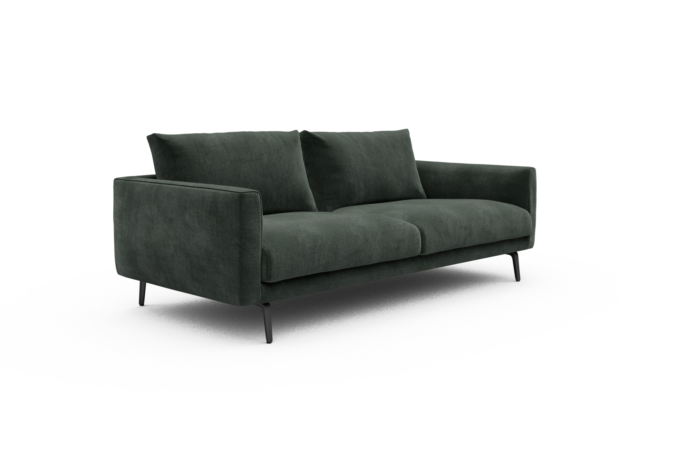 Sofa Karl 3-Sitzer Smooth-Laurel-Green
