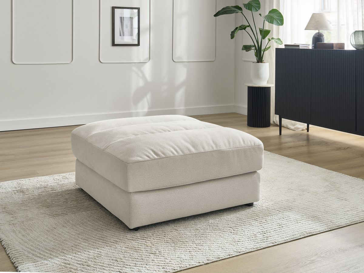 Bobochic Sierra Pouf Samt Beige