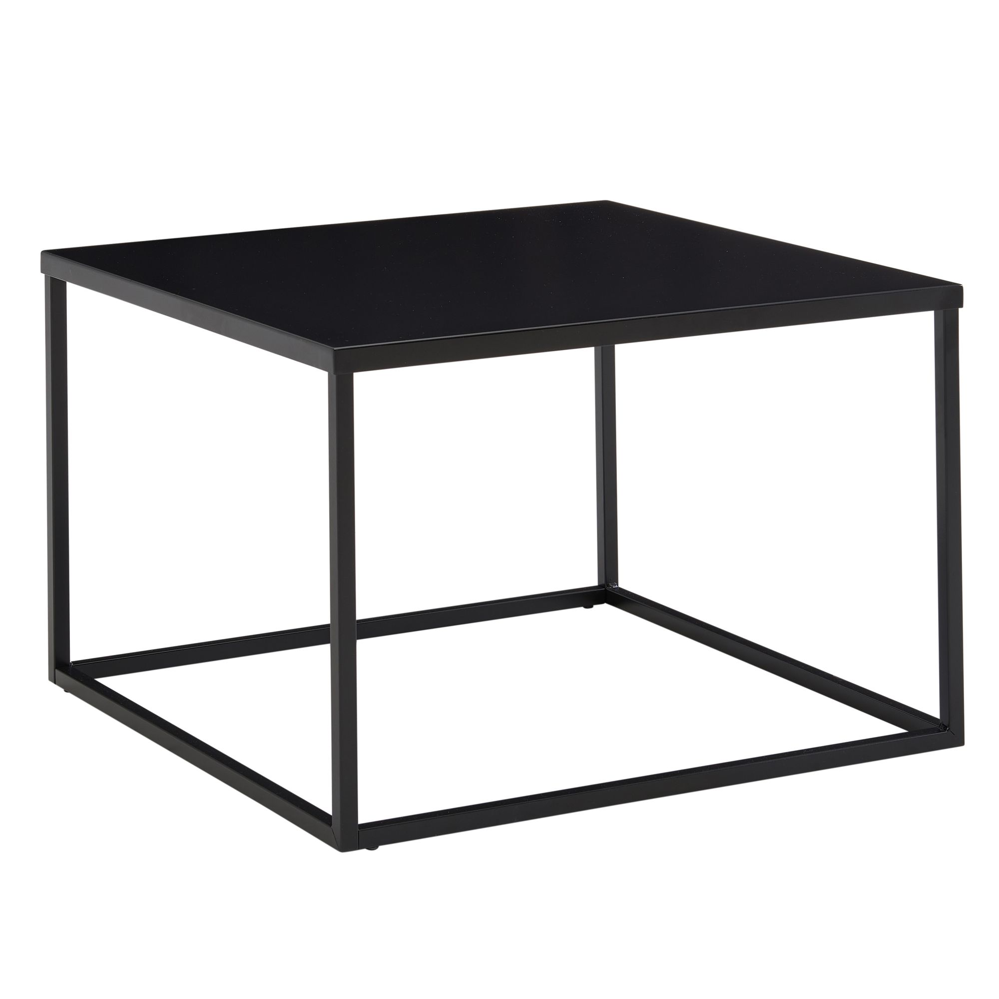 Couchtisch Storhofdi Metall Schwarz 60 × 60 × 40 cm