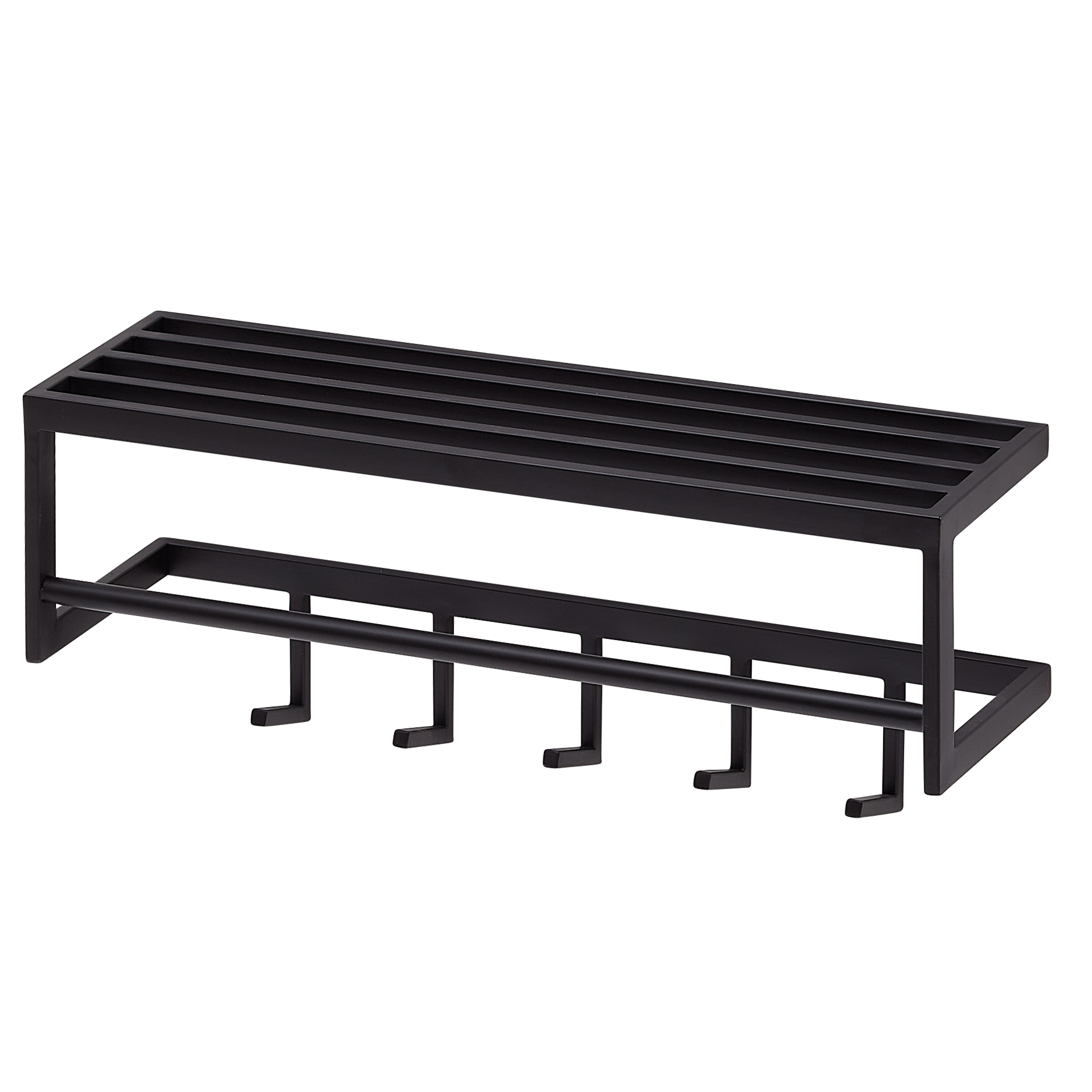 Wandgarderobe Geirland Metall Schwarz 70 × 20 × 20 cm