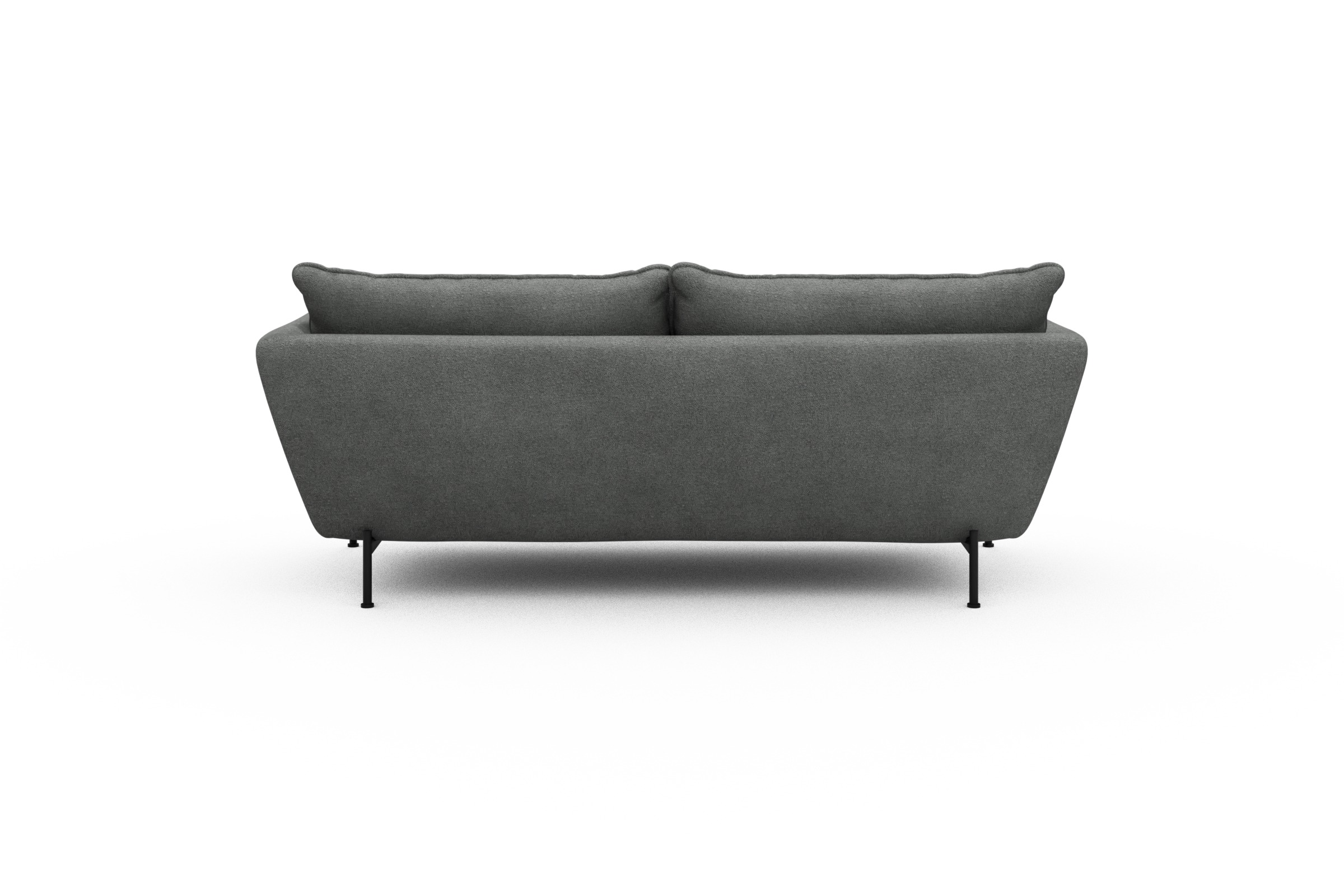 Sofa Anton PREMIUM 2-Sitzer Boucle-Ash-Grey