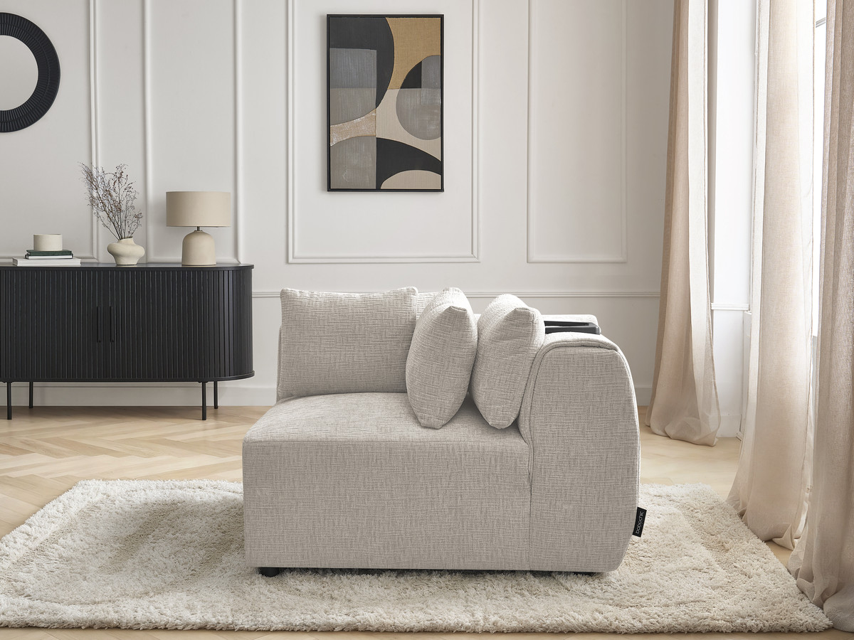 Bobochic Jana Eckmodul Strukturstoff Beige