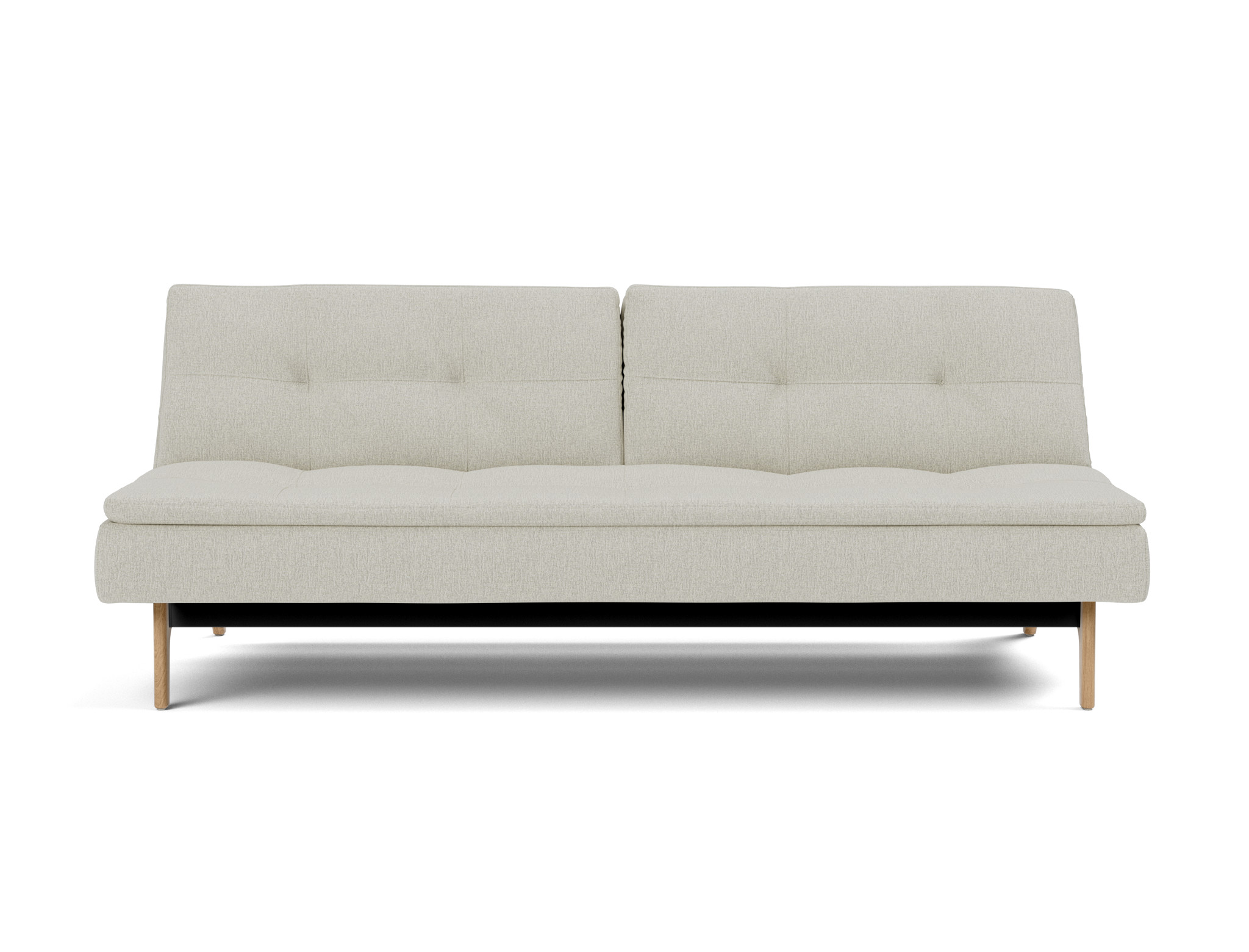 Schlafsofa Dublexo Flachgewebe Mixed Dance 527-Natural Beine Eiche