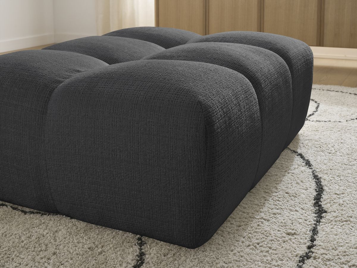 Bobochic Anakin Pouf Strukturstoff Schwarz